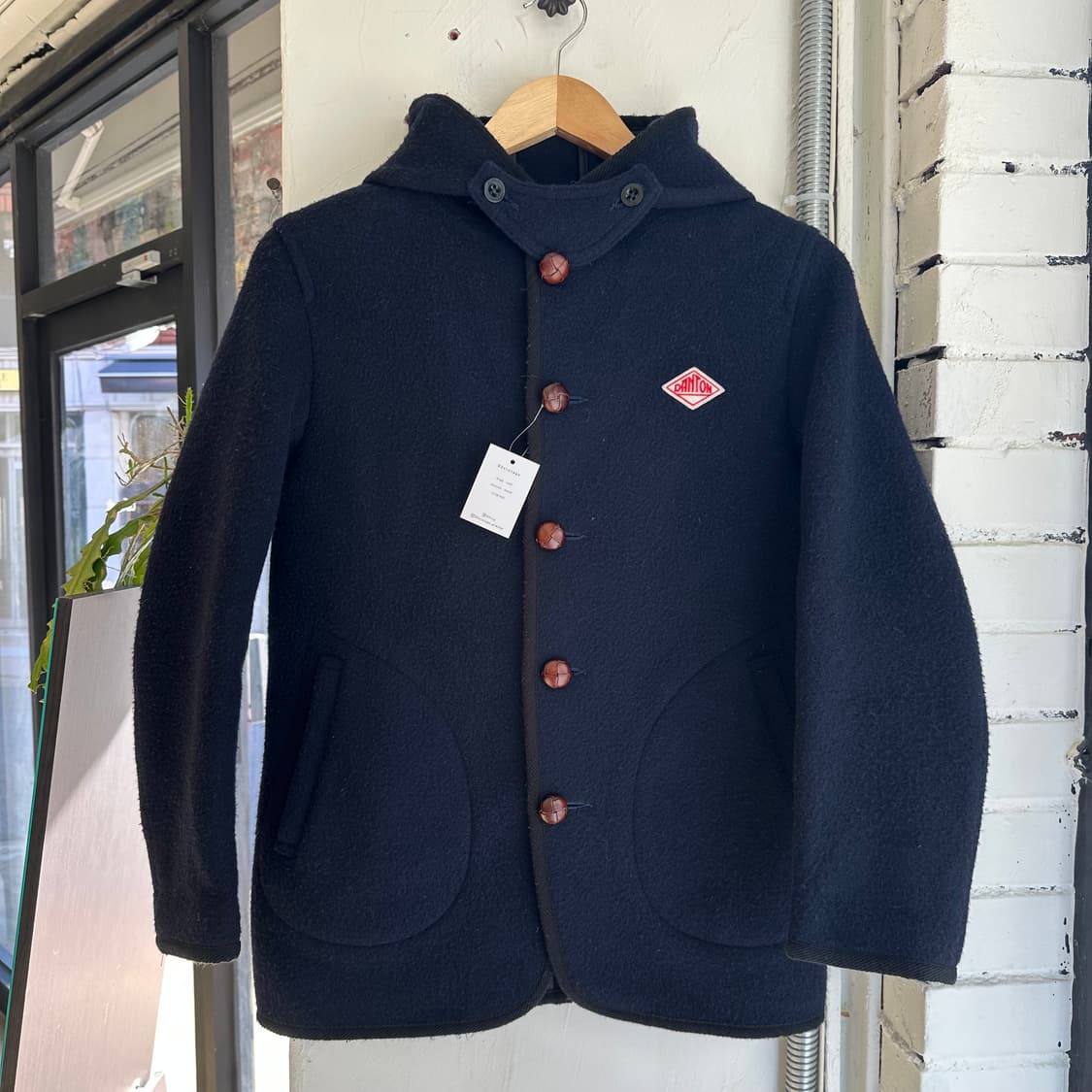 15503 - 단톤 울 후드 숏 코트 (울 75%) 상품이미지2