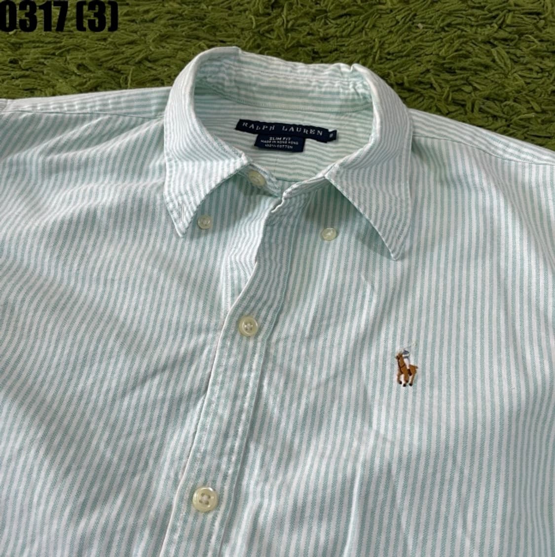 랄프로렌 크롭 스트라이프 긴팔 셔츠 상품이미지2