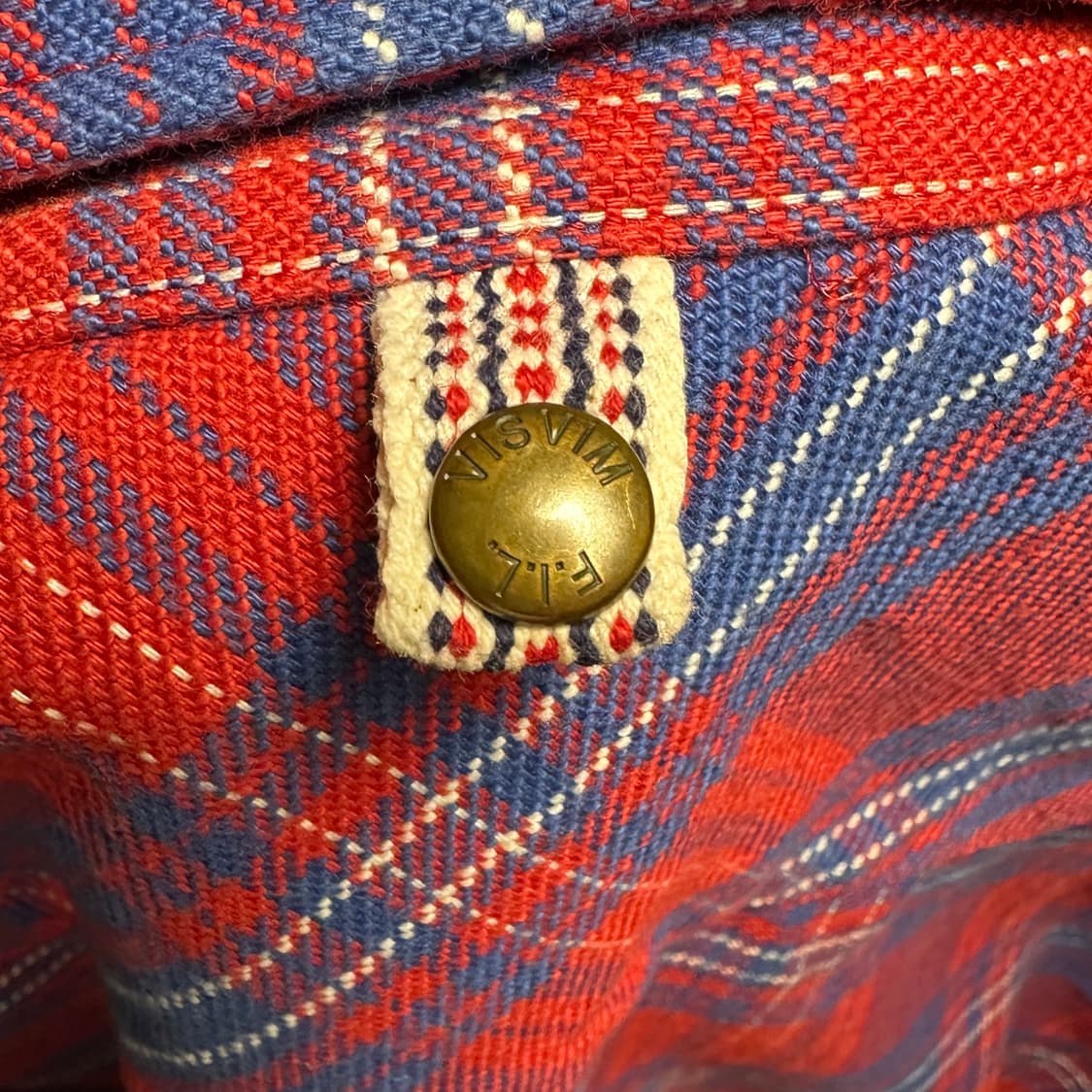 visvim 12ss 기자코튼 타탄 체크 플란넬 셔츠 상품이미지7