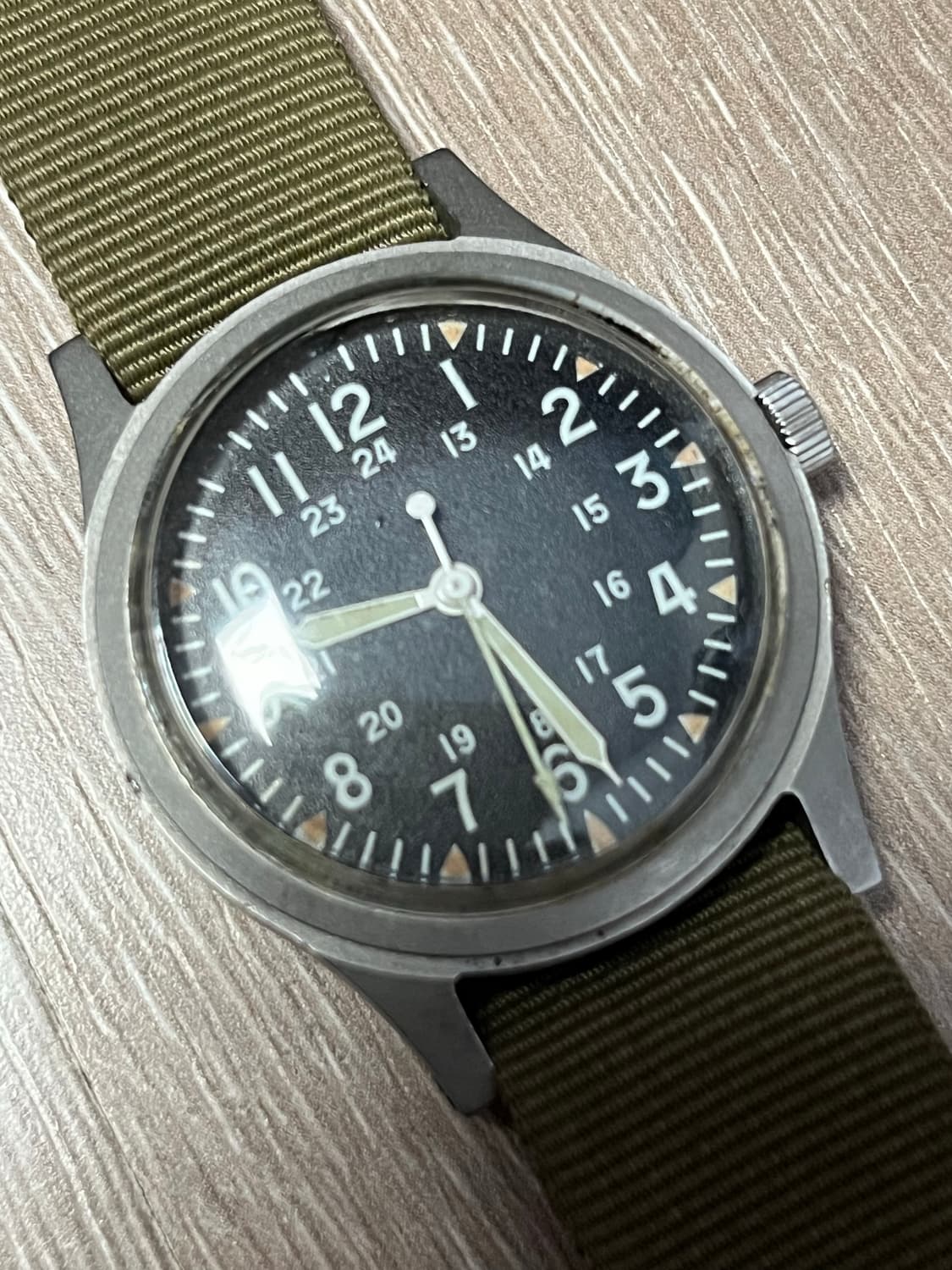 해밀턴 베트남 밀리터리 시계 1973년식 상품이미지1