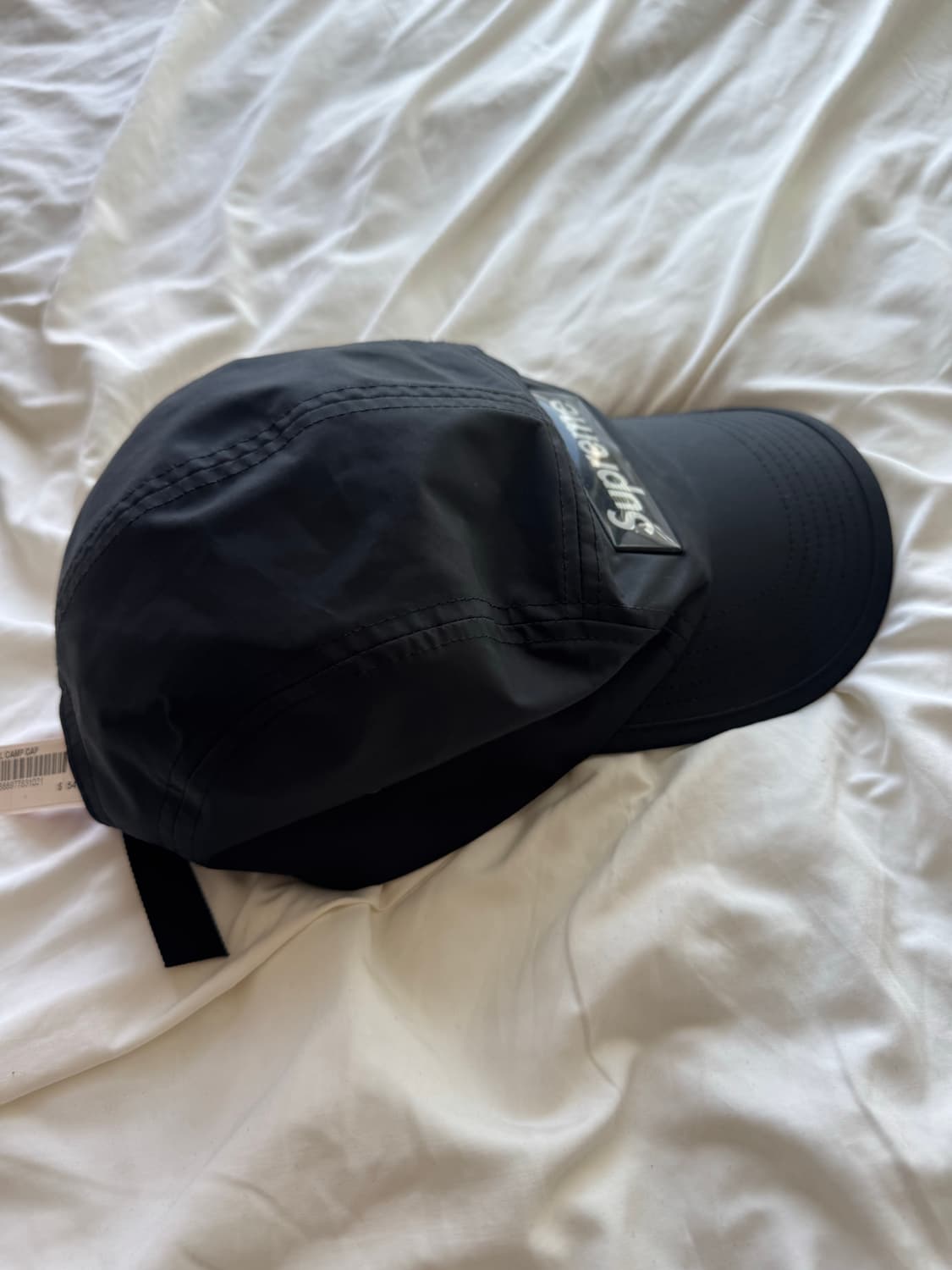 Supreme Inset Gel Camp Cap Black - 22SS 상품이미지2