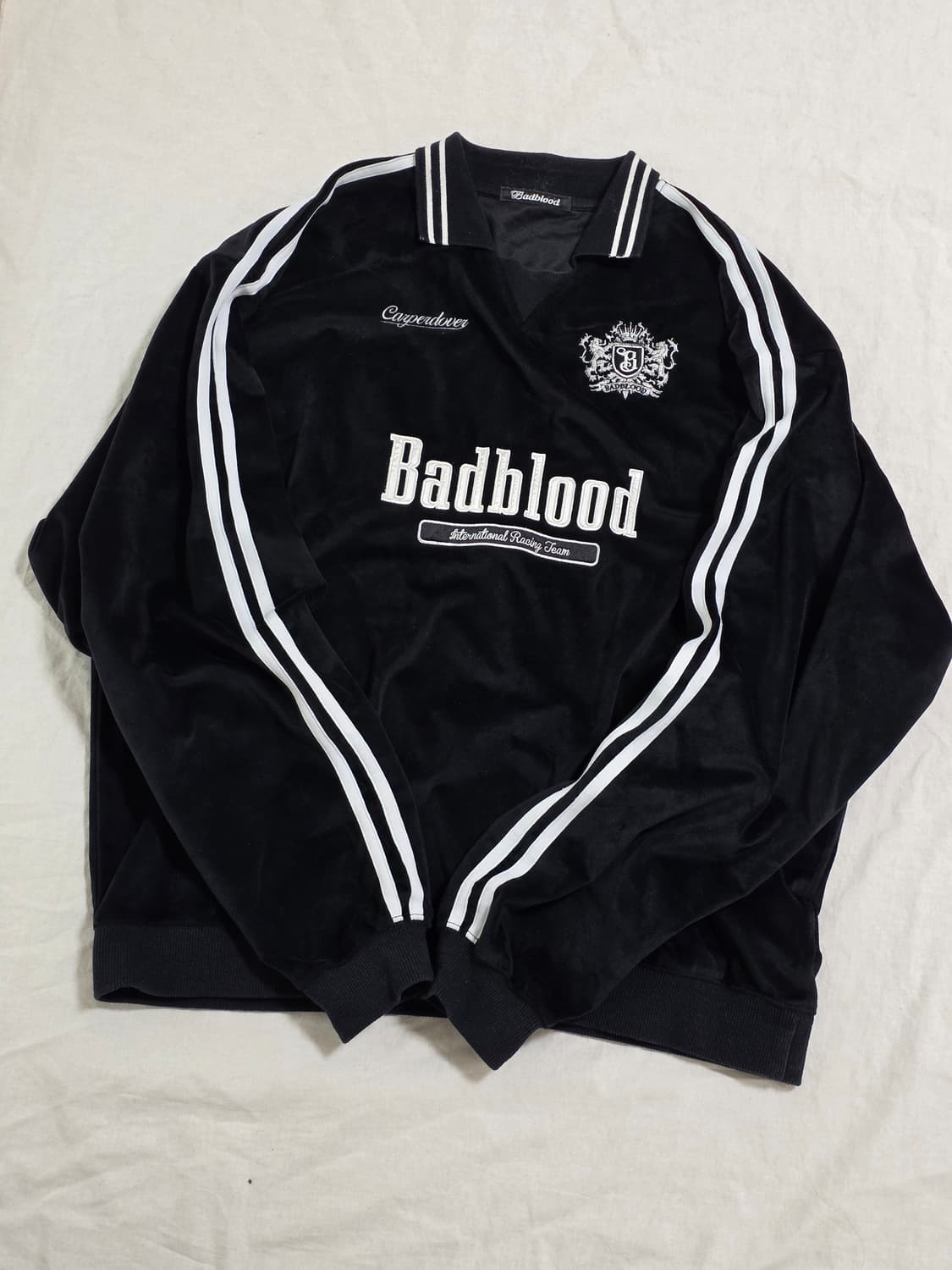 Badblood 배드블러드 벨벳 맨투맨 상품이미지4