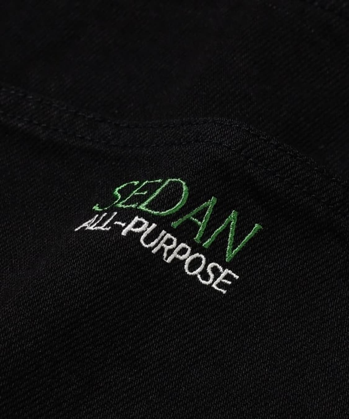 sedan all purpose 배기핏 데님팬츠 블랙 상품이미지2