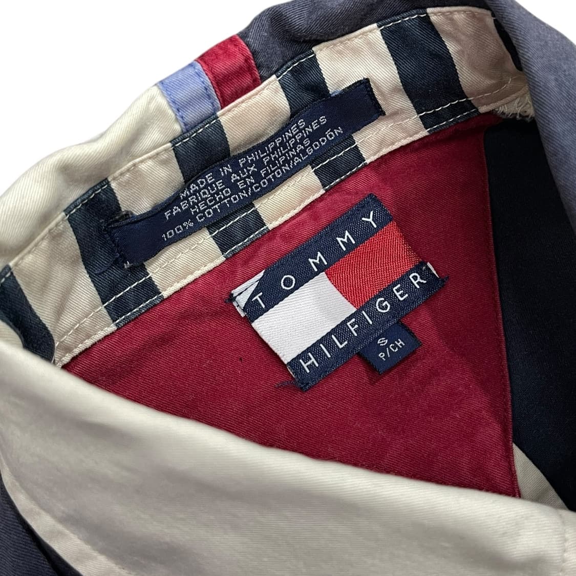 90s 올드스쿨 타미힐피거 빅로고 셔츠 상품이미지6