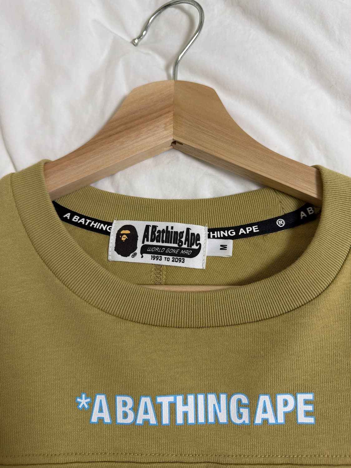 Bape 베이프 88번 롱슬리브 티셔츠 카키 상품이미지2