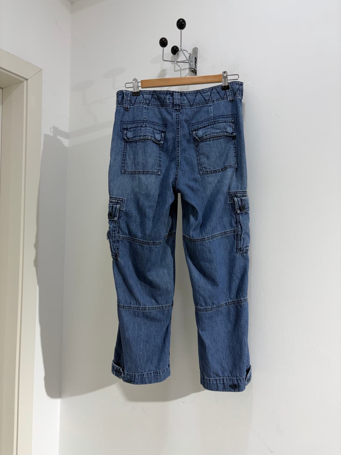 90s 폴로 LAUREN JEANS COMPANY 데님 탄창 카고 팬츠 상품이미지7