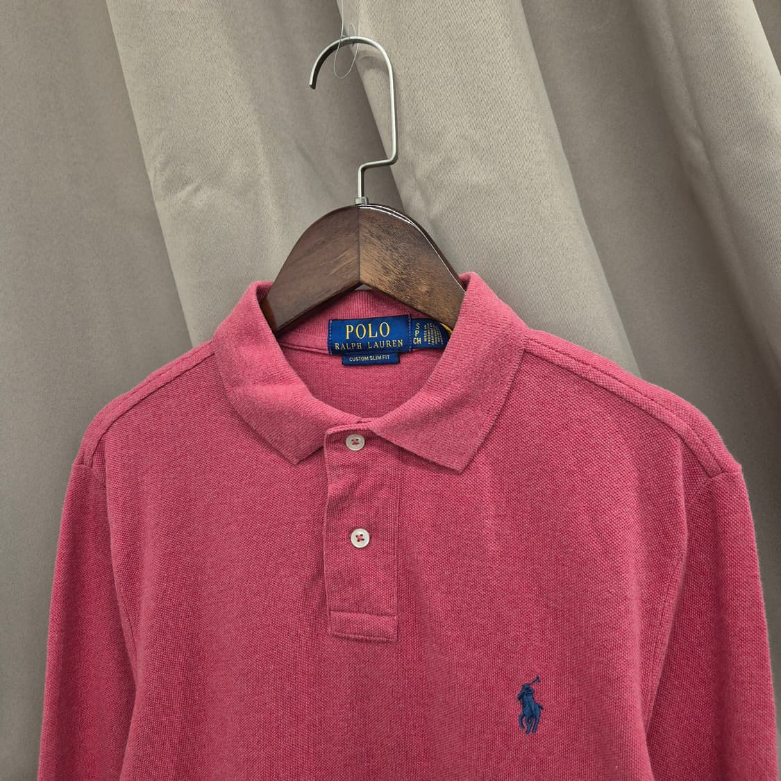 폴로 랄프로렌 긴팔 카라티 S 상품이미지2