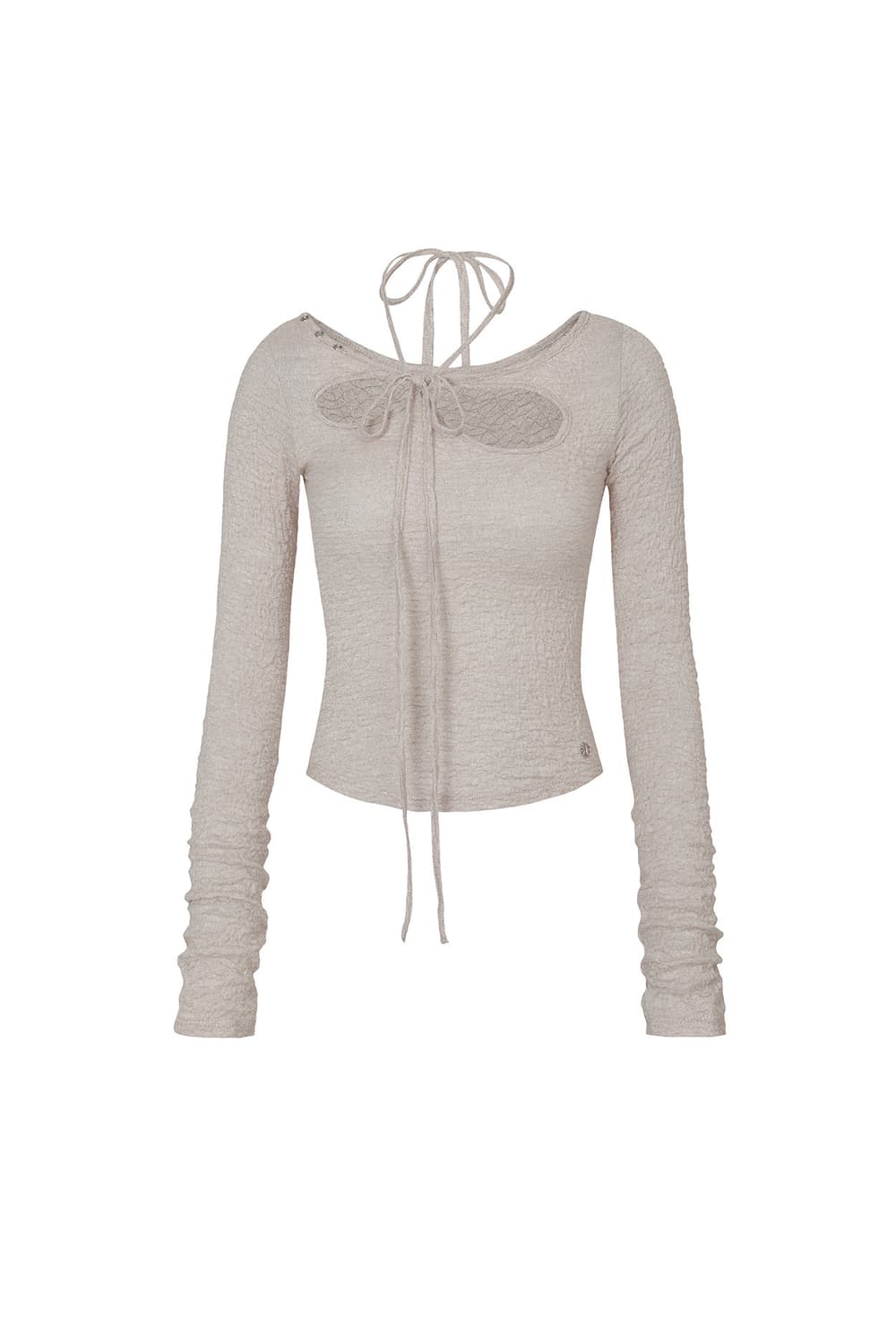 페인오어플레져 오키드 탑 wrinkled orchid top 베이지 상품이미지1