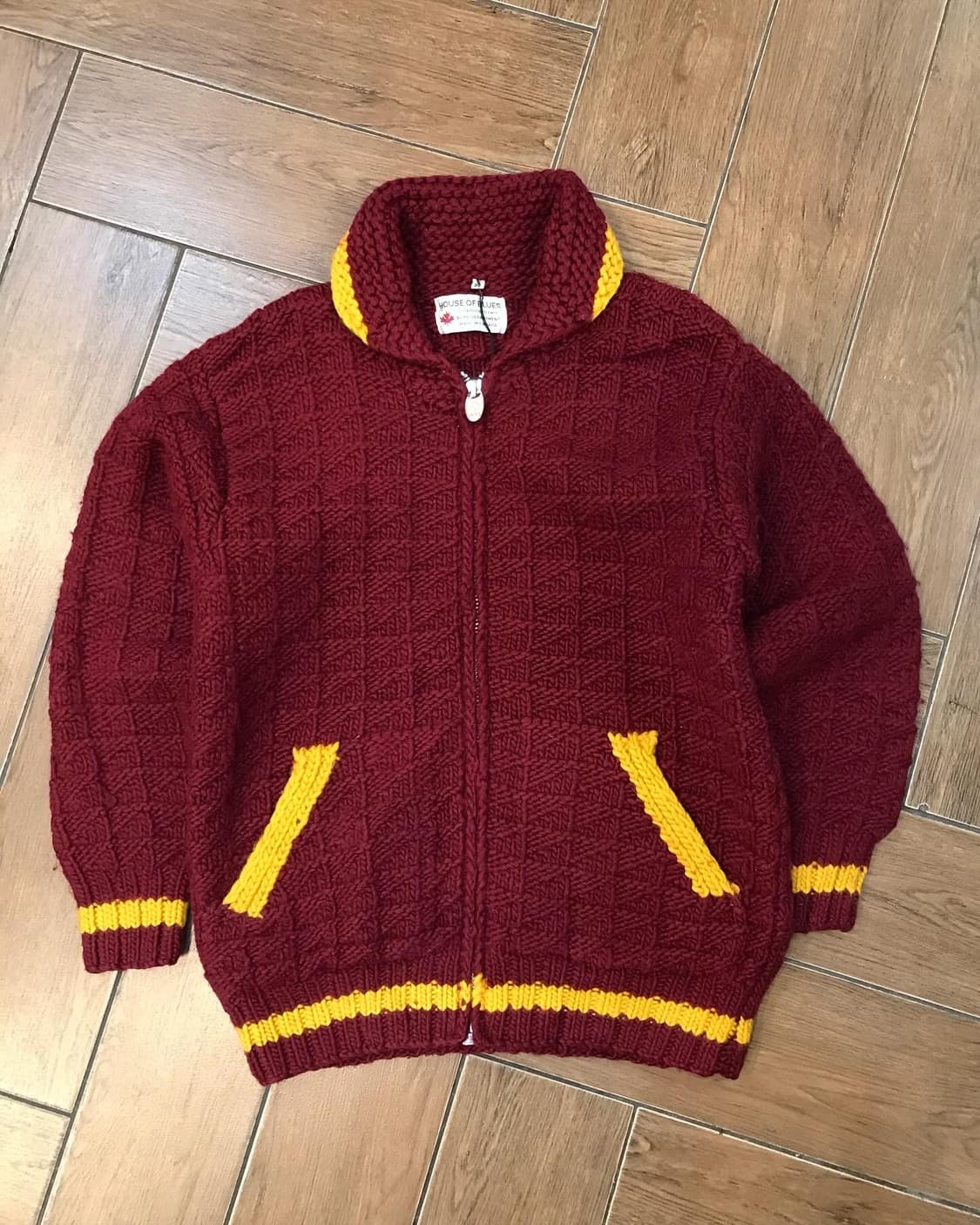 Vintage Cowichan Knit Zip-Up 상품이미지6