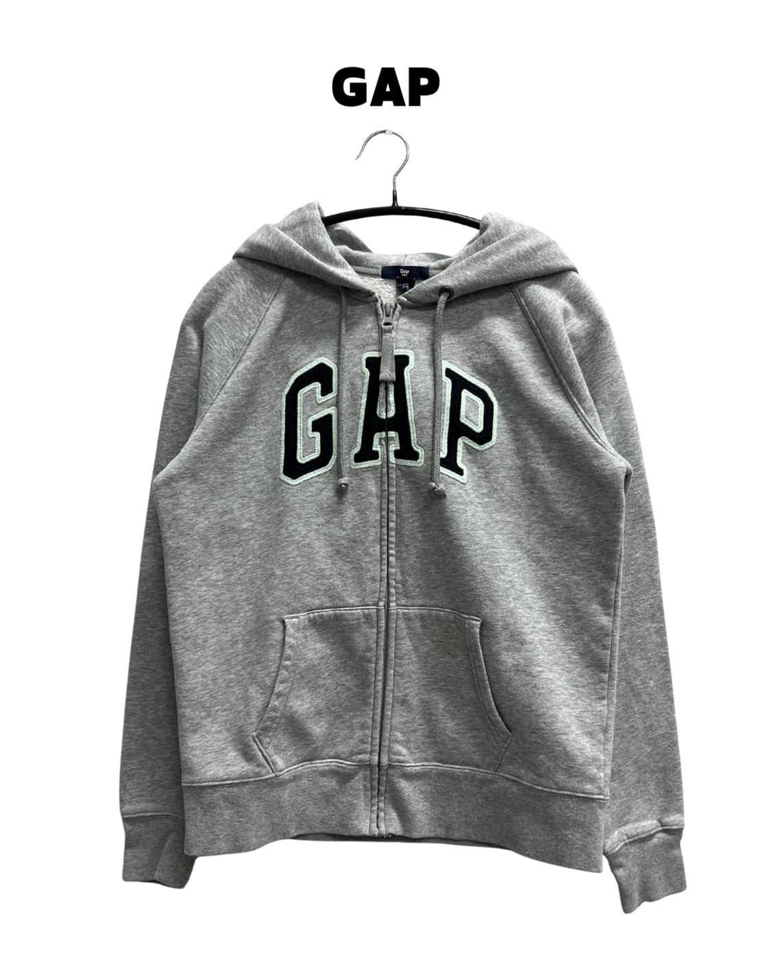 GAP 우먼스 후드 집업 그레이 상품이미지1