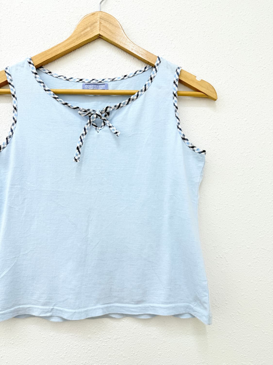 빈티지 스카이 리본 슬리브리스 상품이미지2