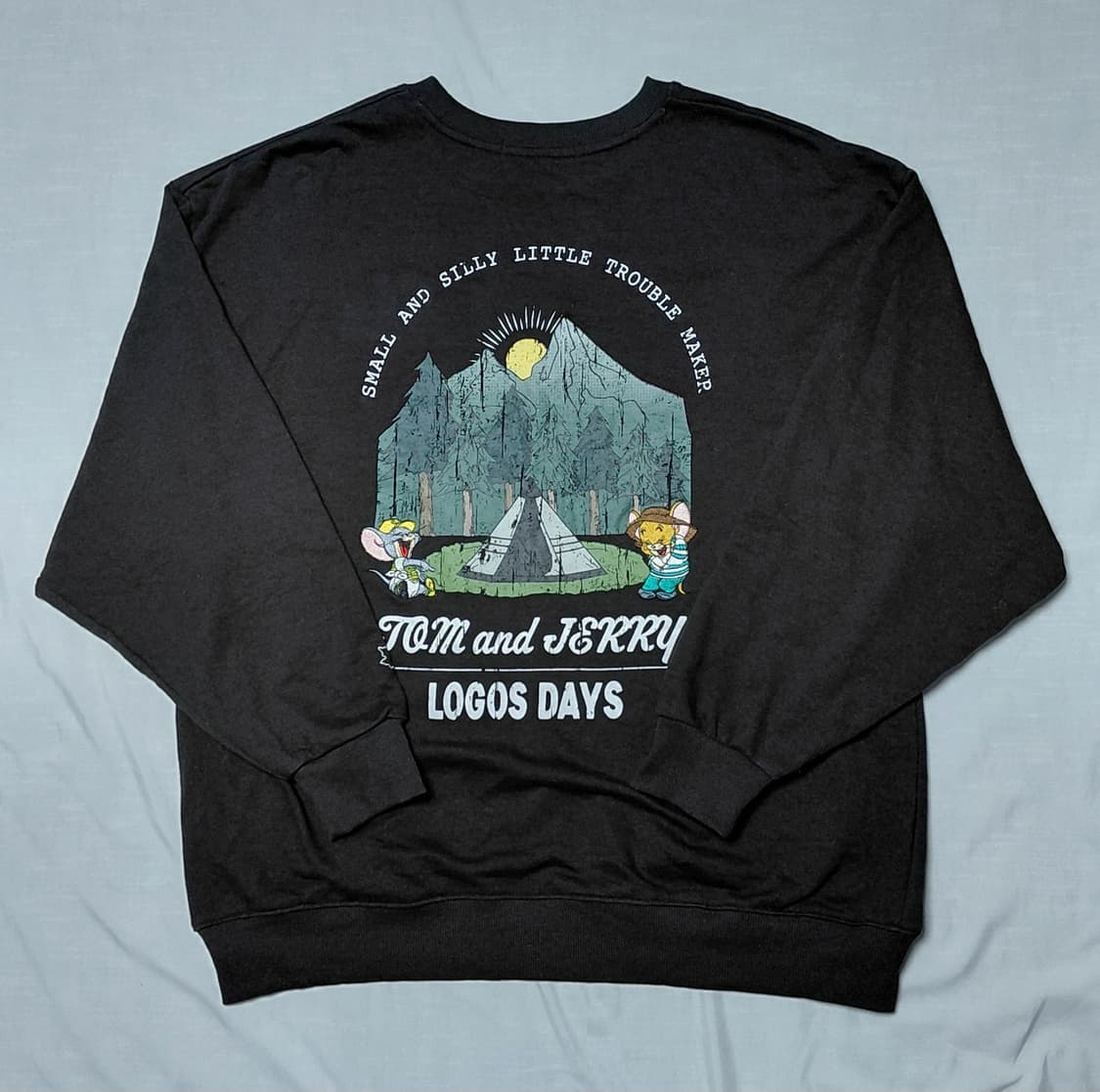 ​[LL] 톰과제리 x 로고스 데이즈 콜라보 캠핑 맨투맨 상품이미지1