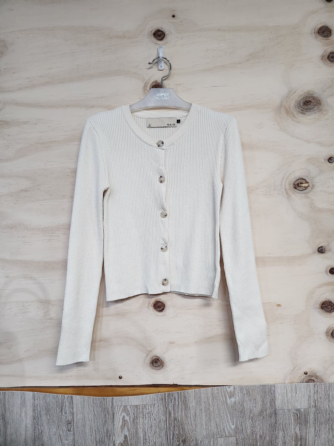 362) NAIN 나인 골지 가디건 상품이미지1