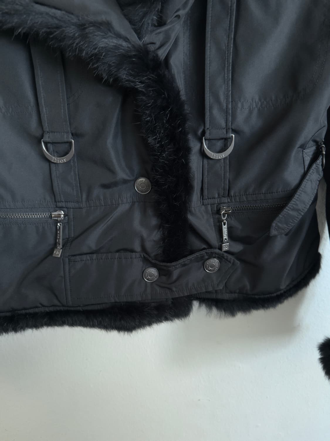 디올 asymmetric 하이넥 드레이프 나일론 자켓 상품이미지7