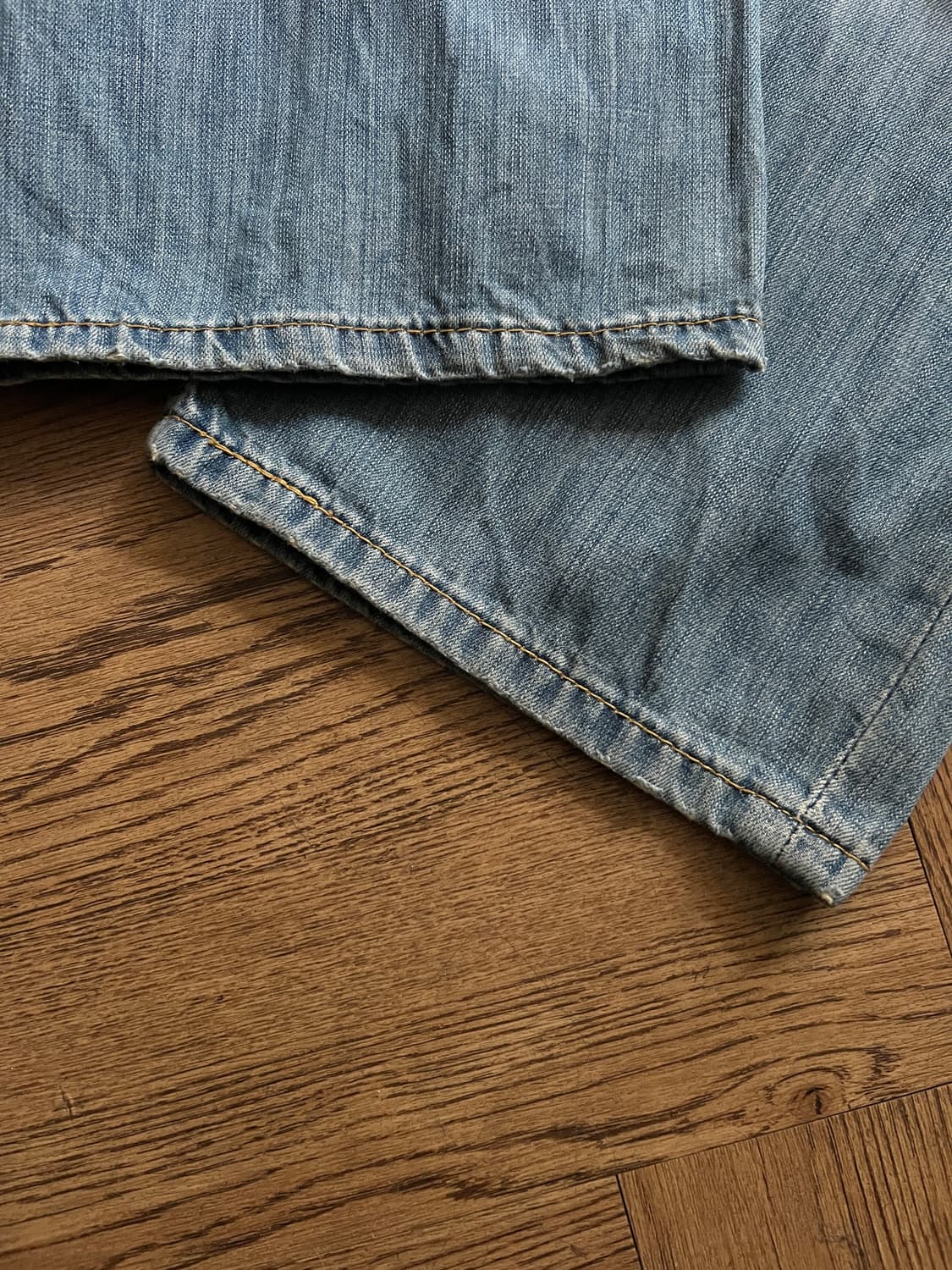 [34]리바이스 569 와이드핏 라이트블루 데님 팬츠 상품이미지4