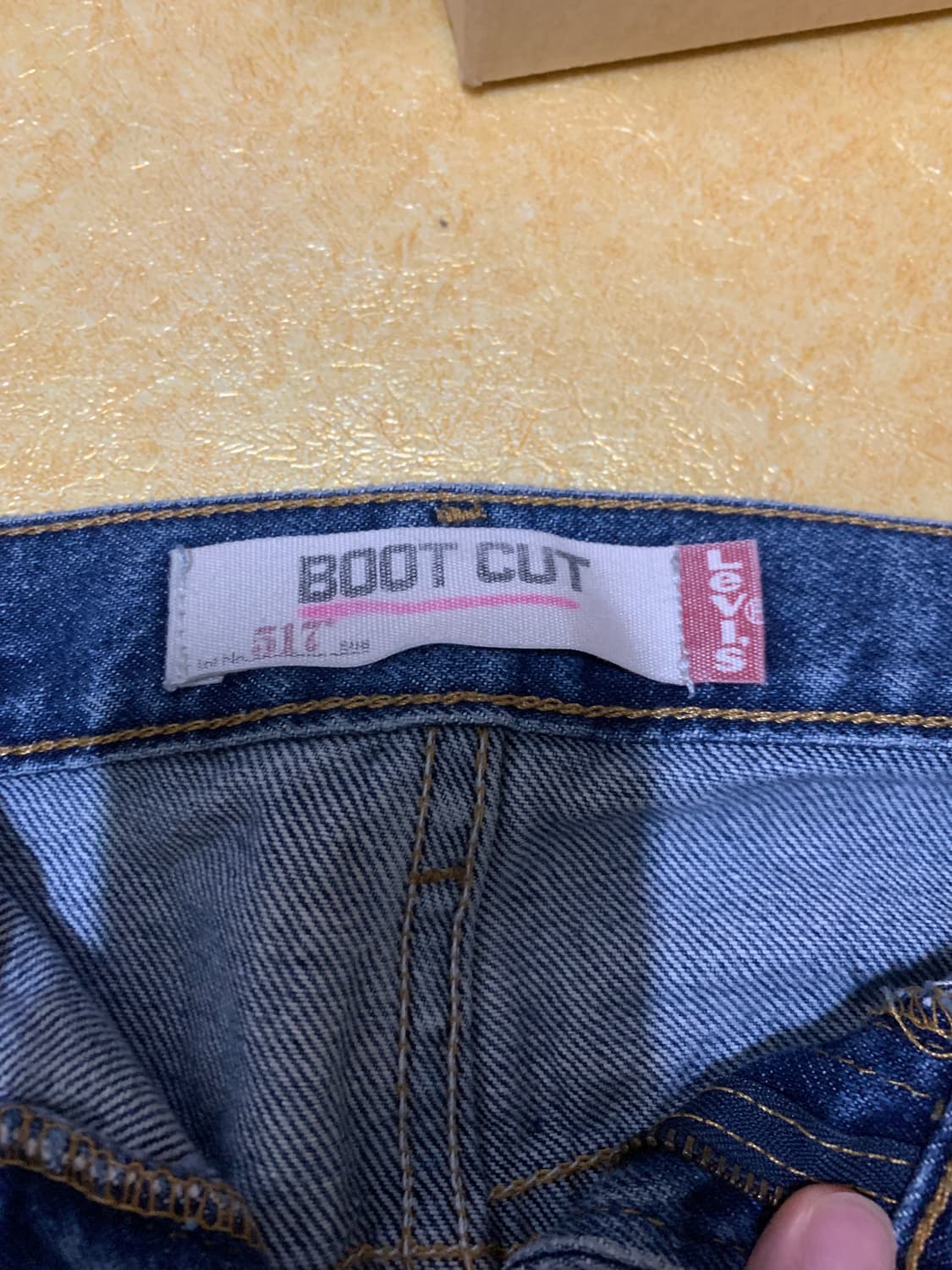 [34x30] 00’s 리바이스 517 부츠컷 데님 상품이미지2