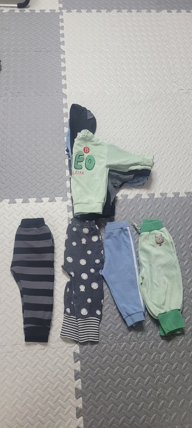 (유아90-100사이즈) 래핑차일드.해피랜드.알로앤루.베베드피노 상하복 상품이미지2