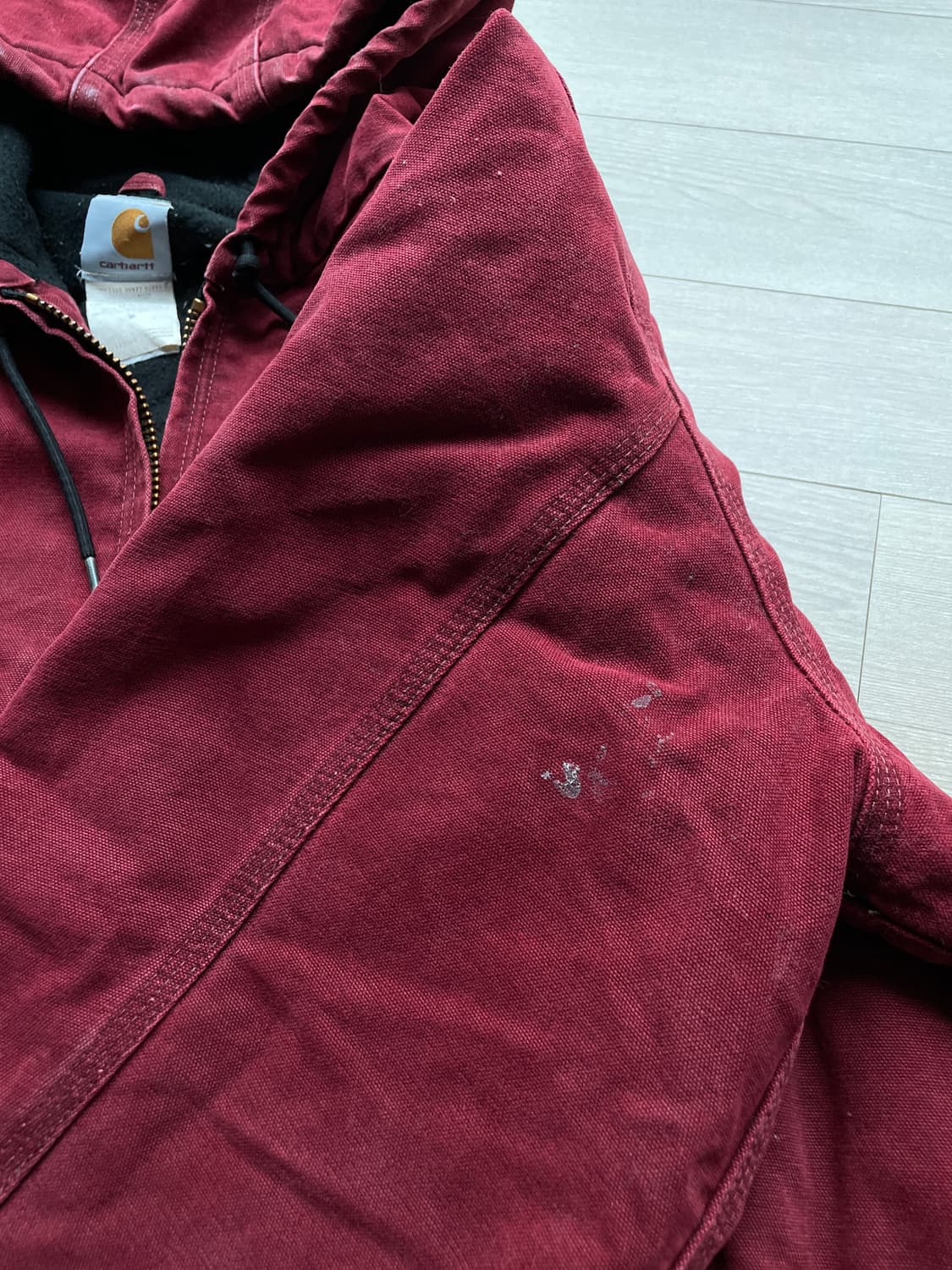 칼하트 j130 CRI 크림슨 액티브 자켓 샌드스톤 상품이미지7