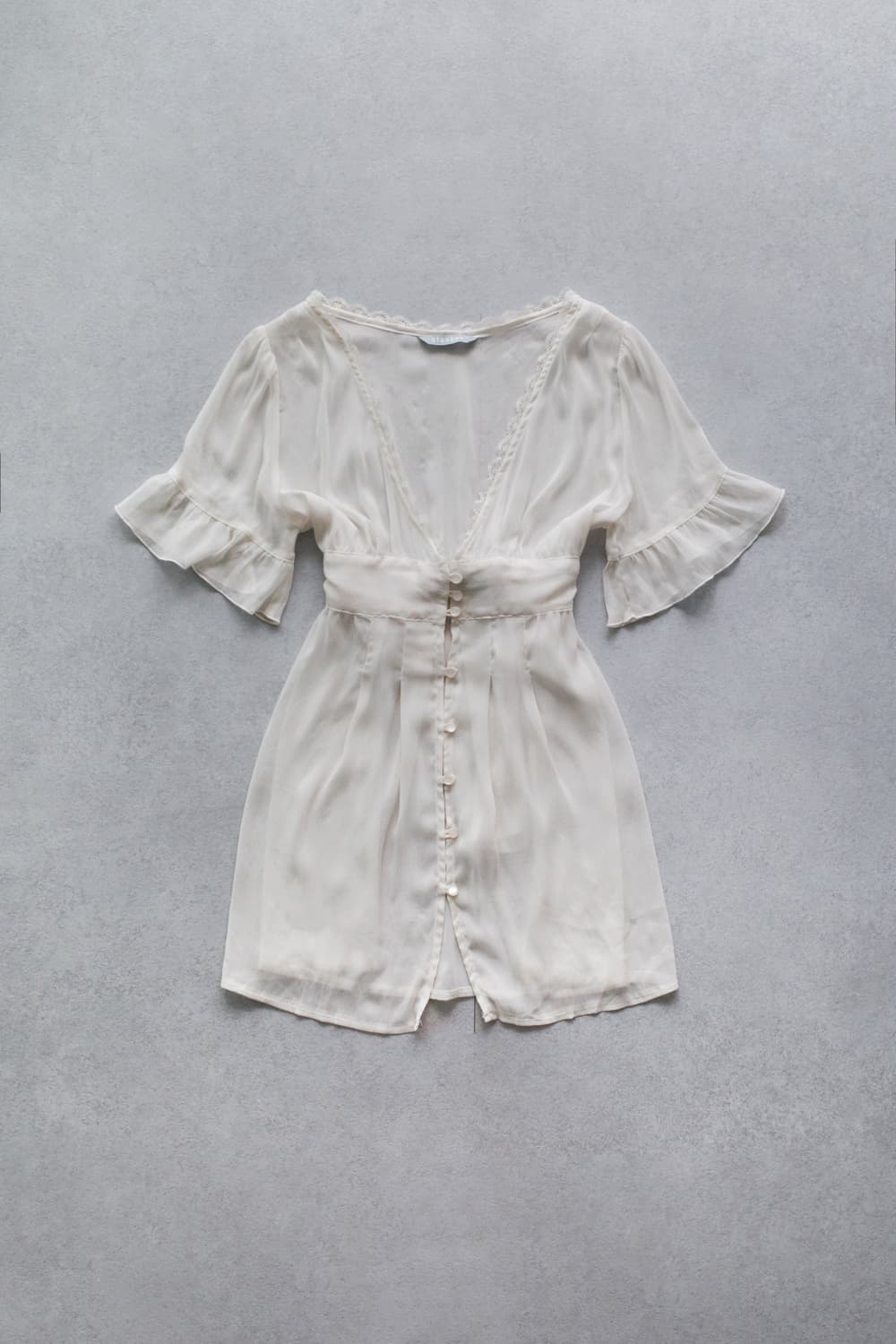 lace tie blouse 상품이미지1