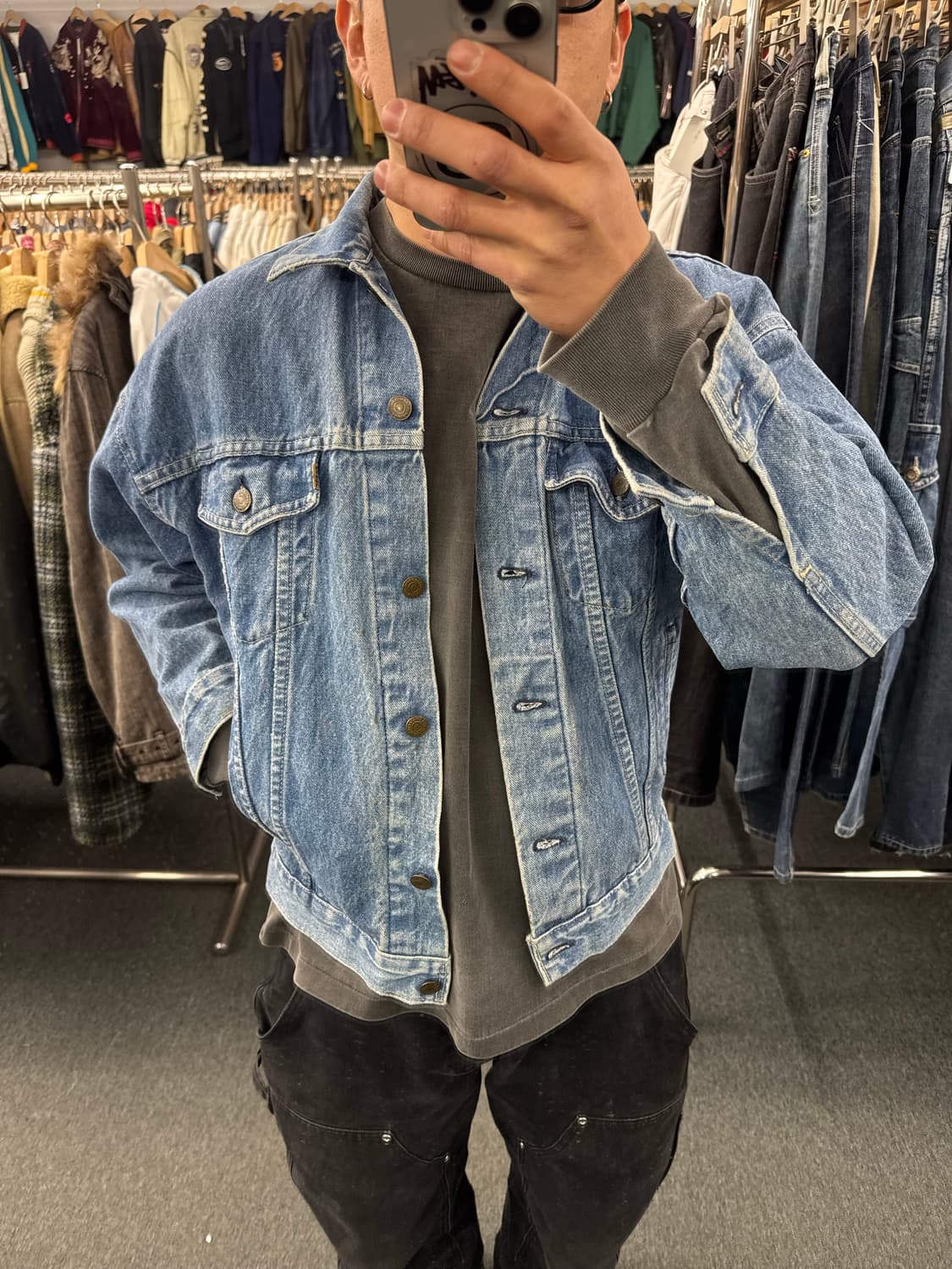 OS)리바이스 빈티지 3세대 연청 트러커 자켓 상품이미지1