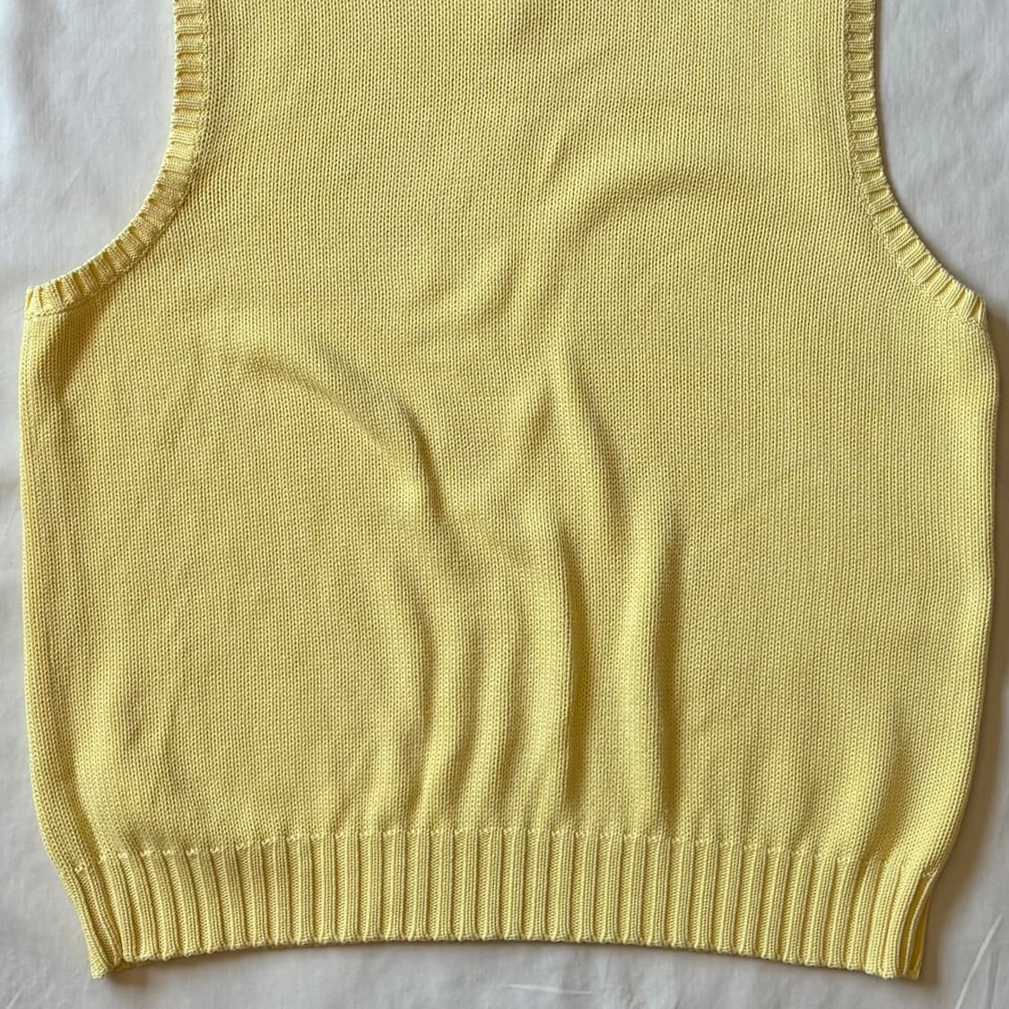 [XL/107-110] 90s 폴로 랄프로렌 V넥 코튼 니트 베스트 상품이미지10