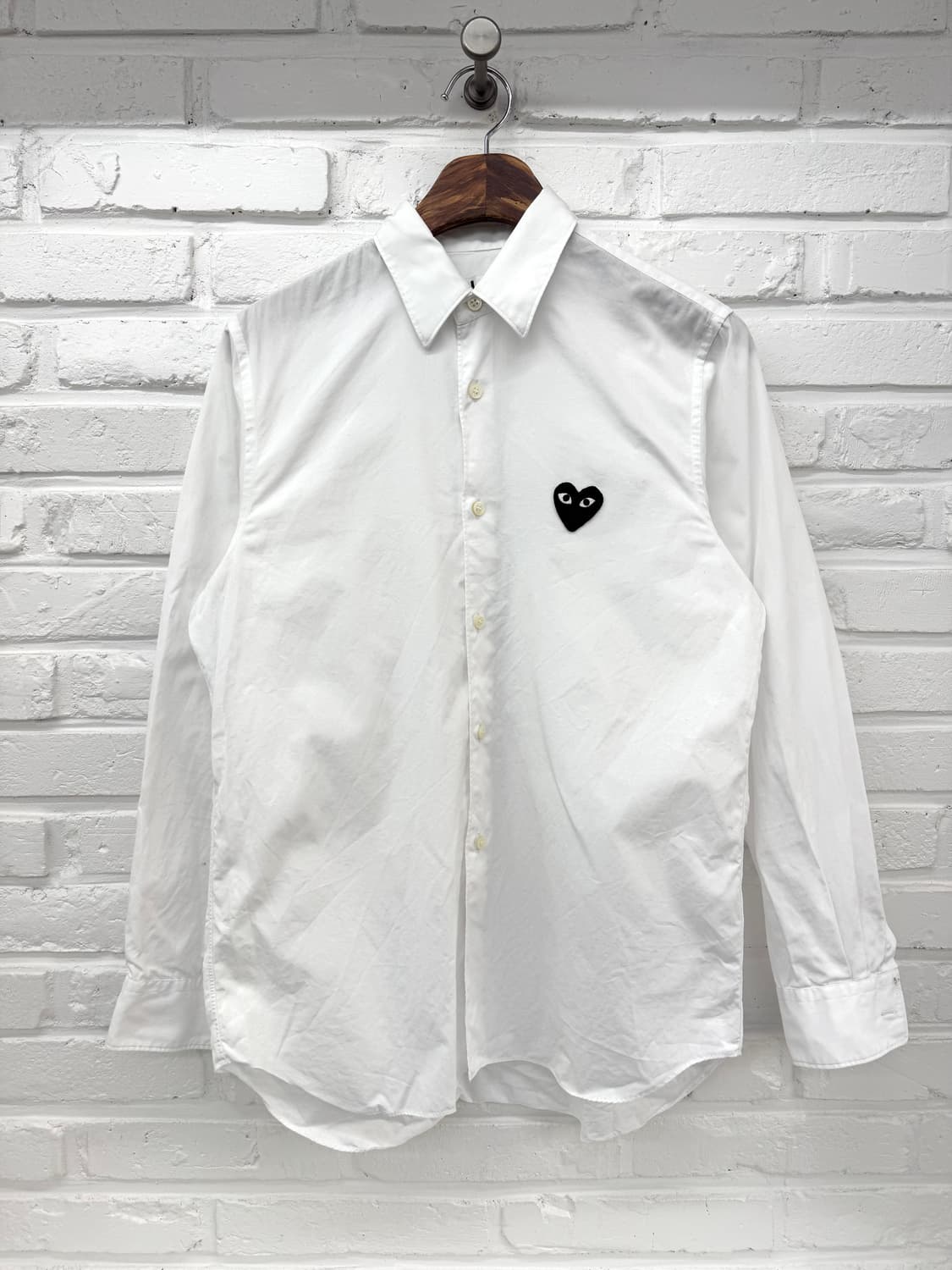 꼼데가르송 플레이 화이트 셔츠 상품이미지3