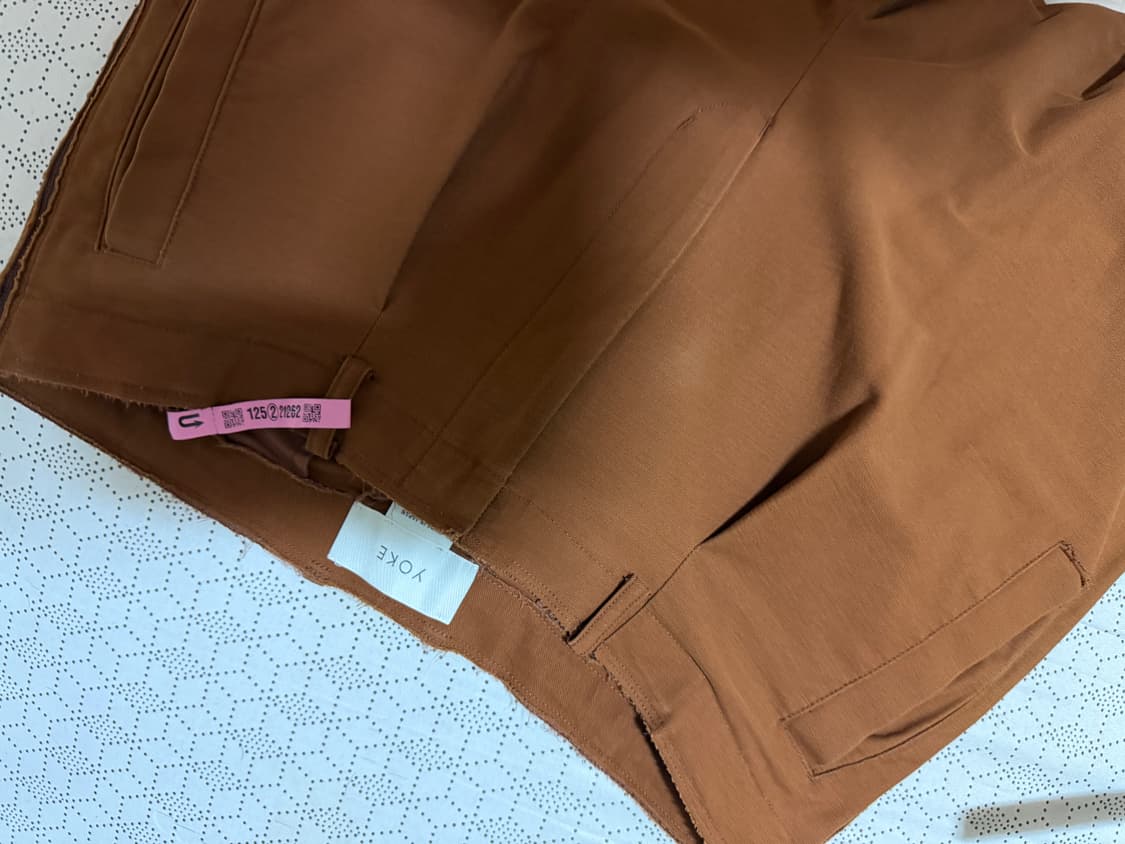 [M] YOKE 코튼 브라운 팬츠 상품이미지4