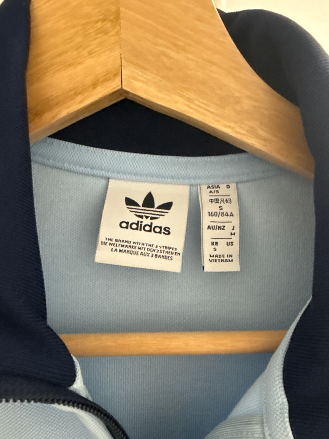 아디다스 헤리티지 트랙탑 져지 스카이블루 S 상품이미지3