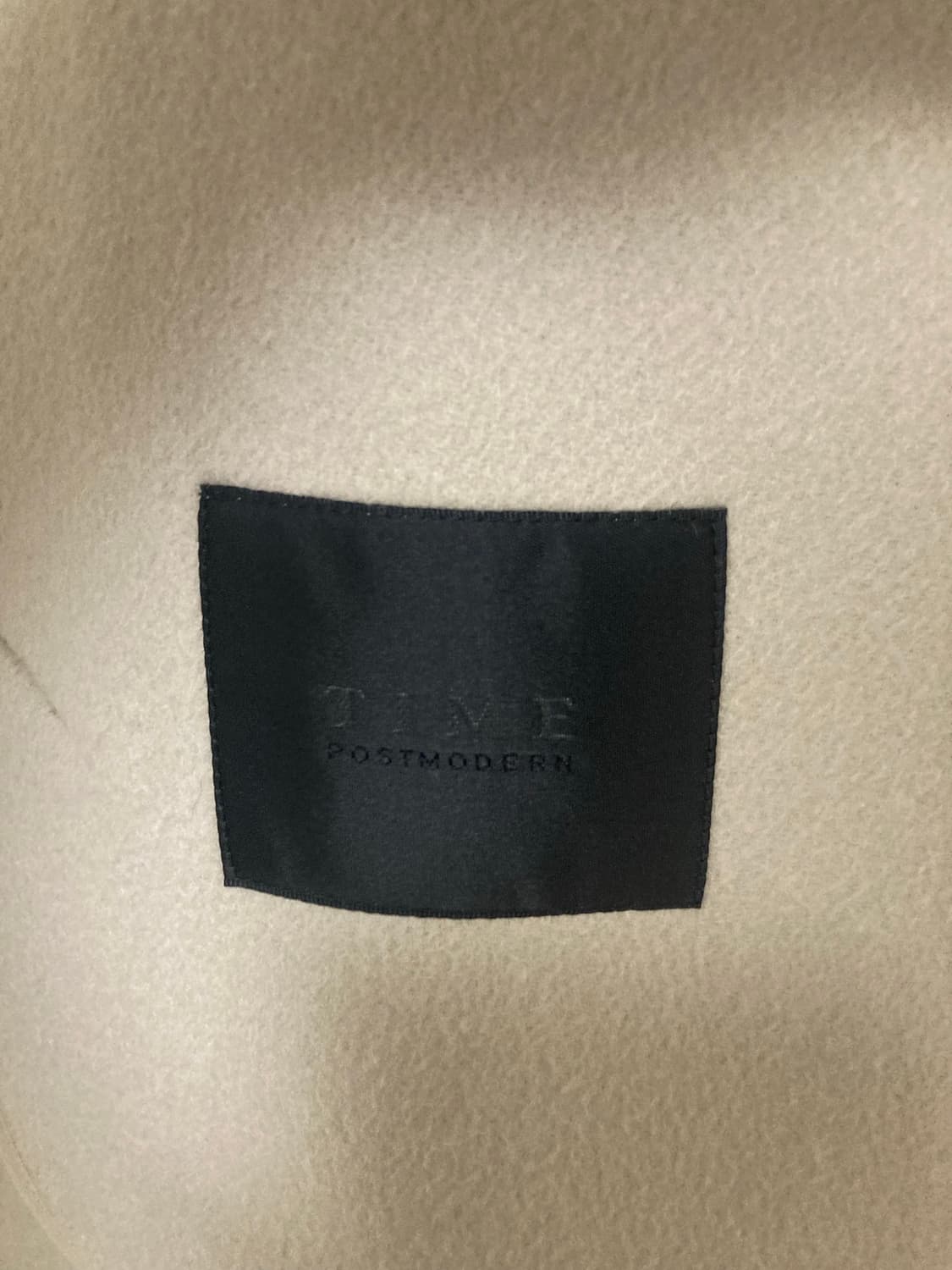 타임옴므 아이보리 울캐시미어 코트 100사이즈 상품이미지4