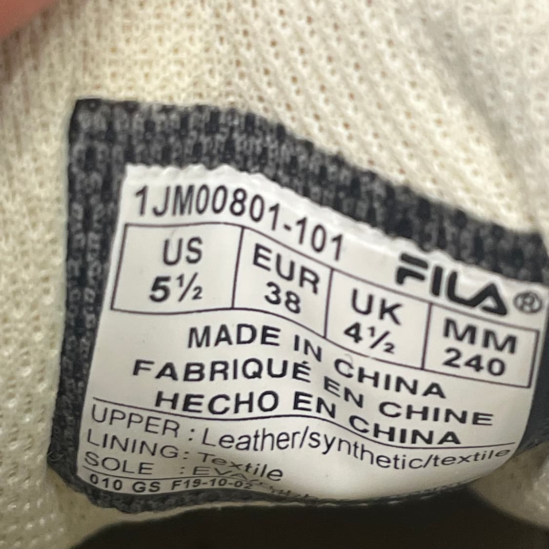 240 휠라 오그먼트 스니커즈 운동화 상품이미지5