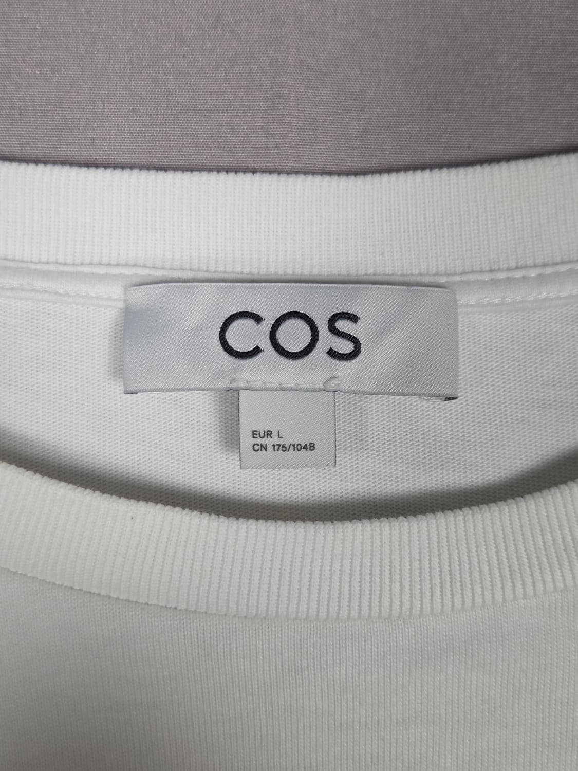 [COS] 백 타이 디테일 코튼 반팔 티셔츠 | S00100 상품이미지3
