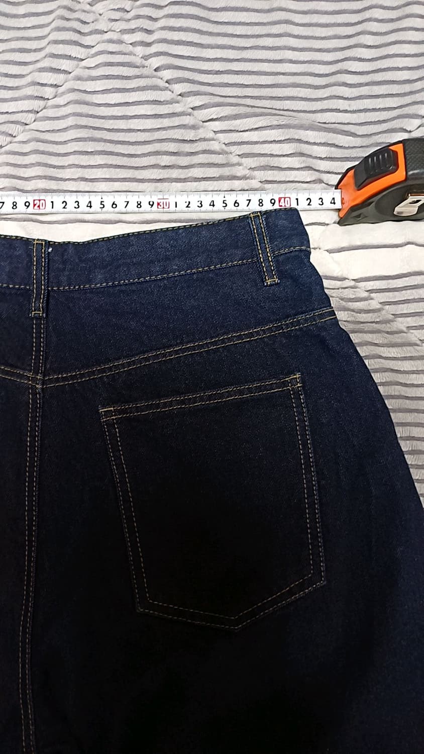 토피 와이드청바지 32인치 기장101 상품이미지6