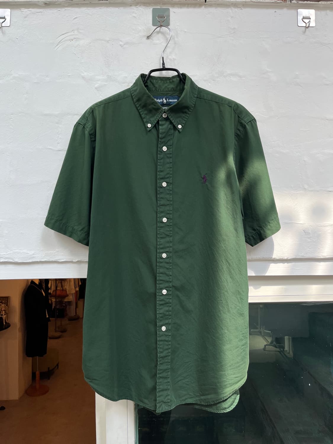 Ralph Lauren 폴로 그린 반팔셔츠 M 상품이미지1