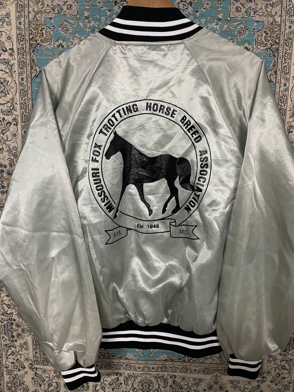 8-90S USA satin jacket 1647 상품이미지3