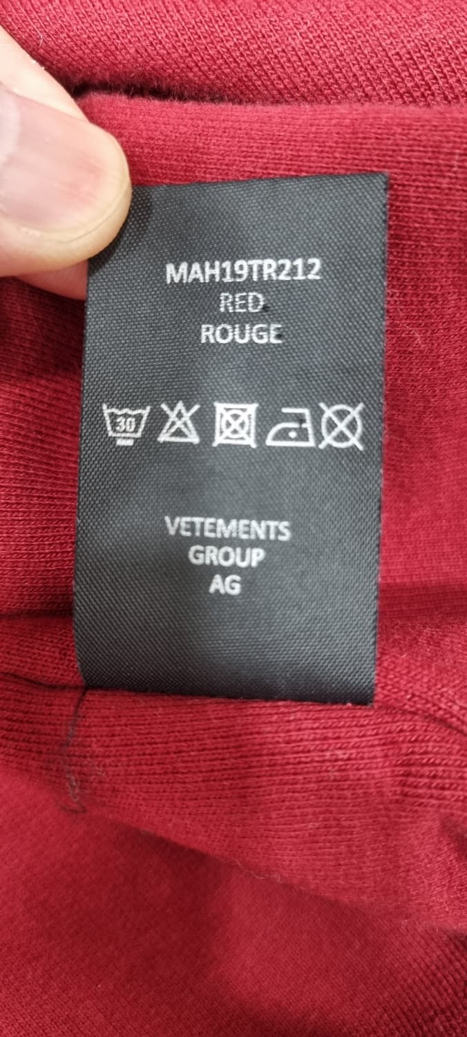 베트멍 인사이드 아웃 레드 후드집업 S _ 남성 서이즈 확인 상품이미지10