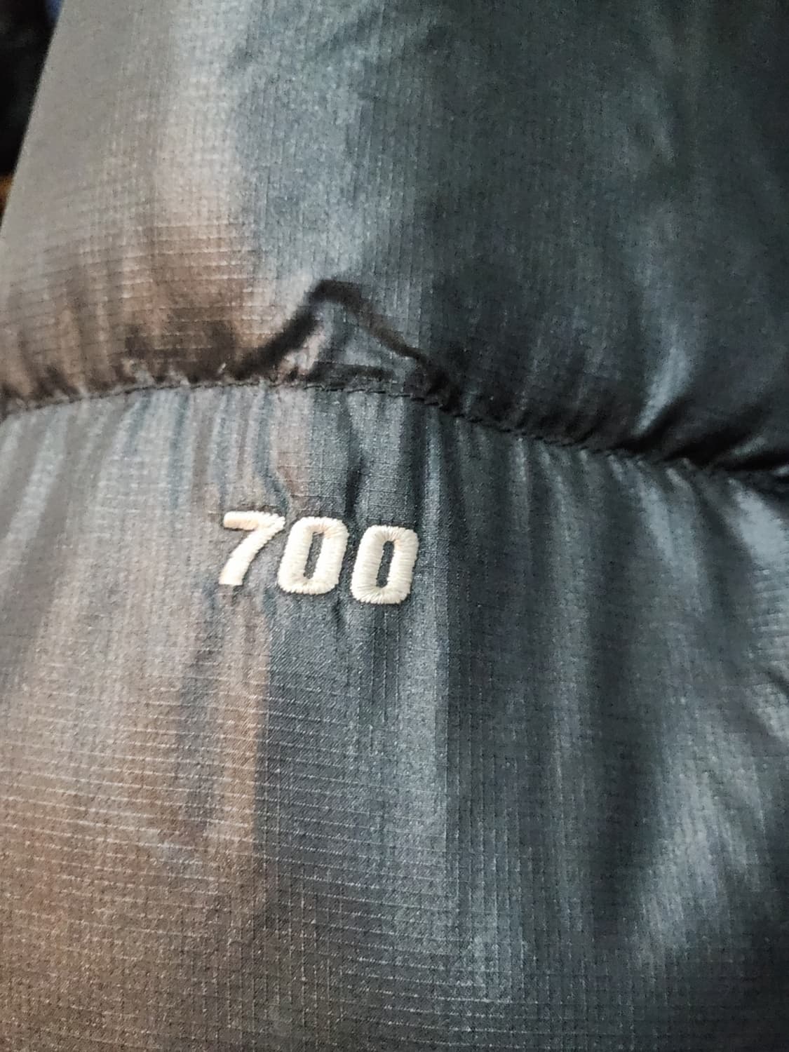 (L) 노스페이스 눕시 패딩점퍼 블랙 거위털 700 다운자켓  상품이미지5