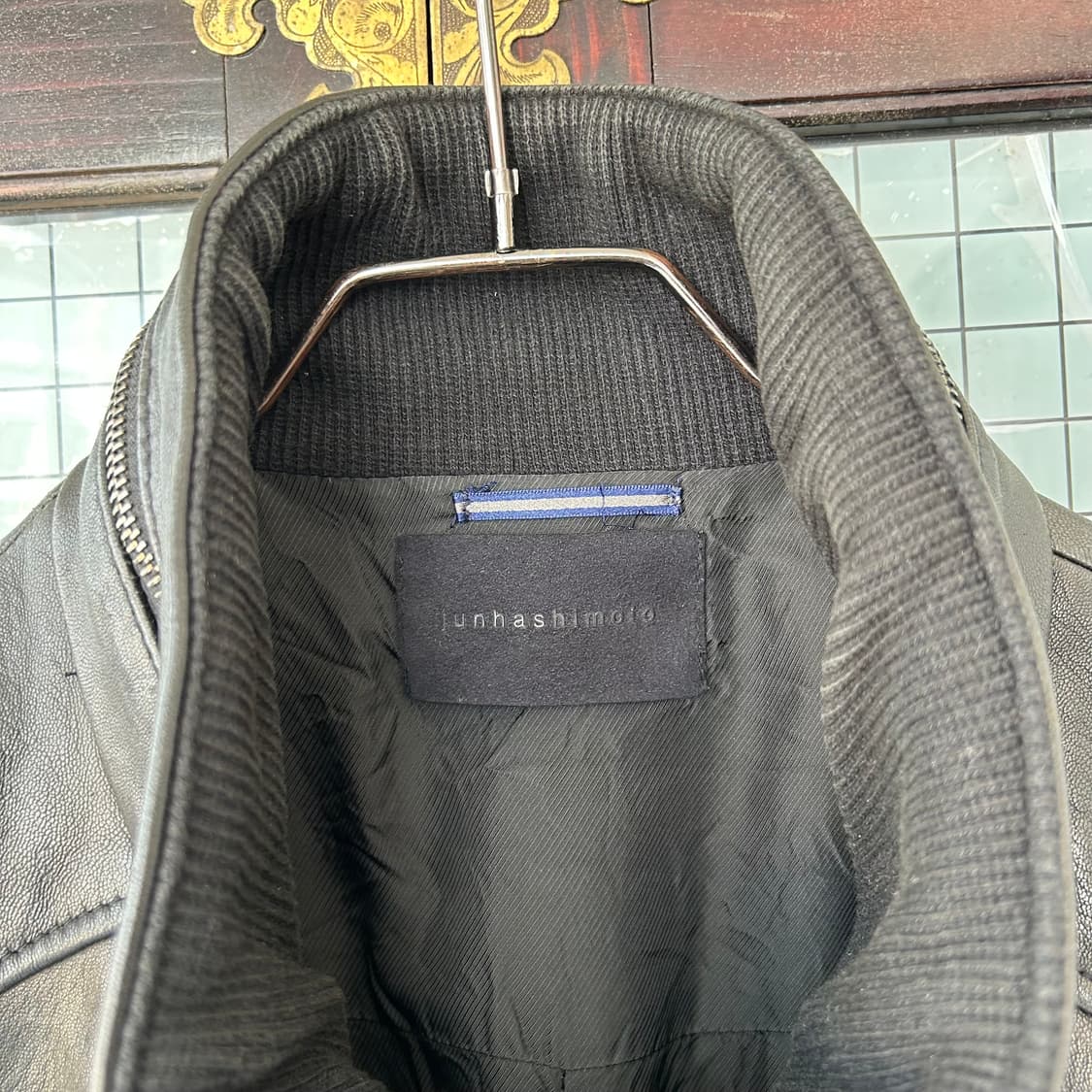 Junhashimoto 램스킨 레더 자켓 상품이미지3