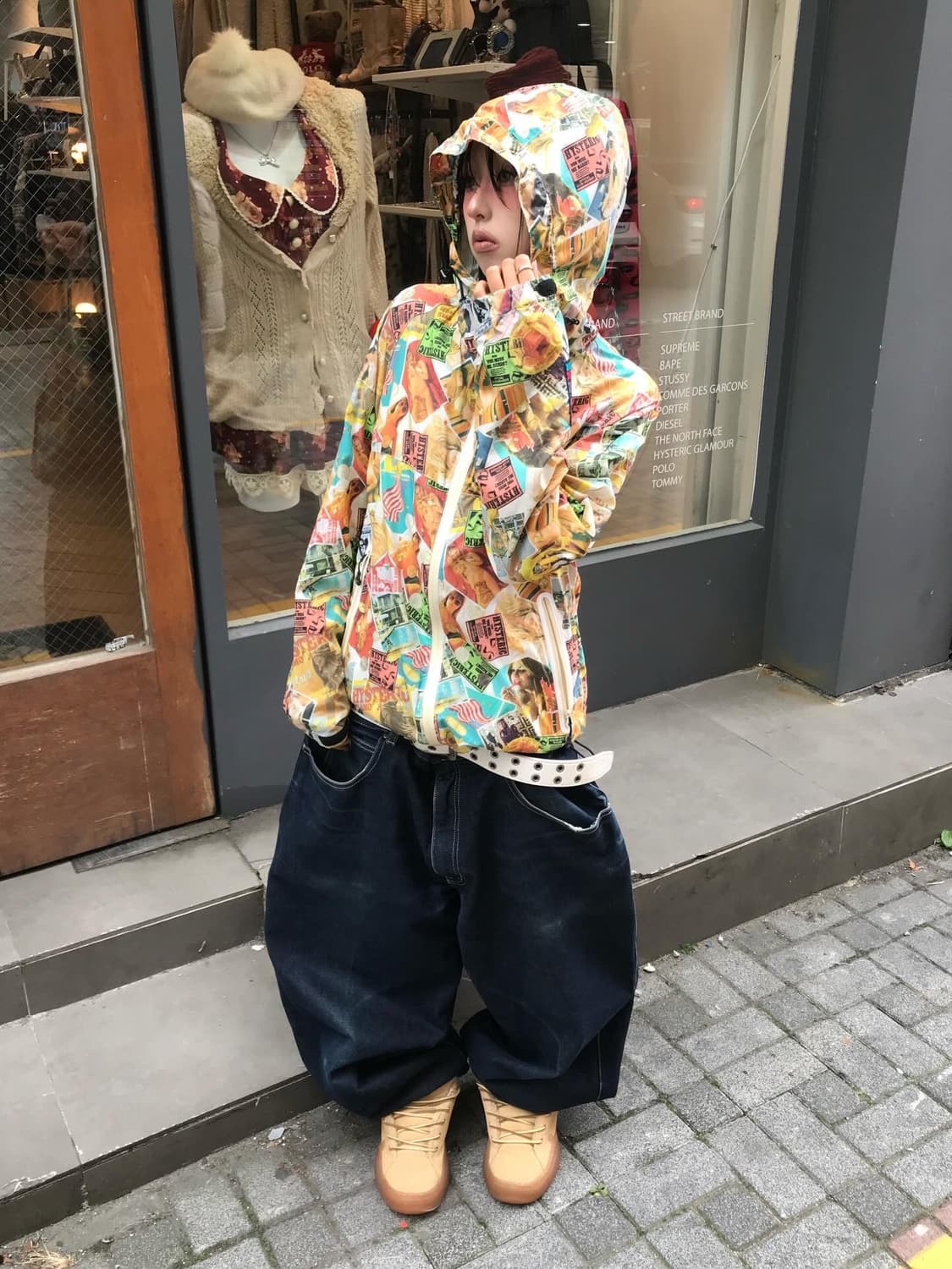 Hysteric Glamour Full Pattern Windbreake 상품이미지1