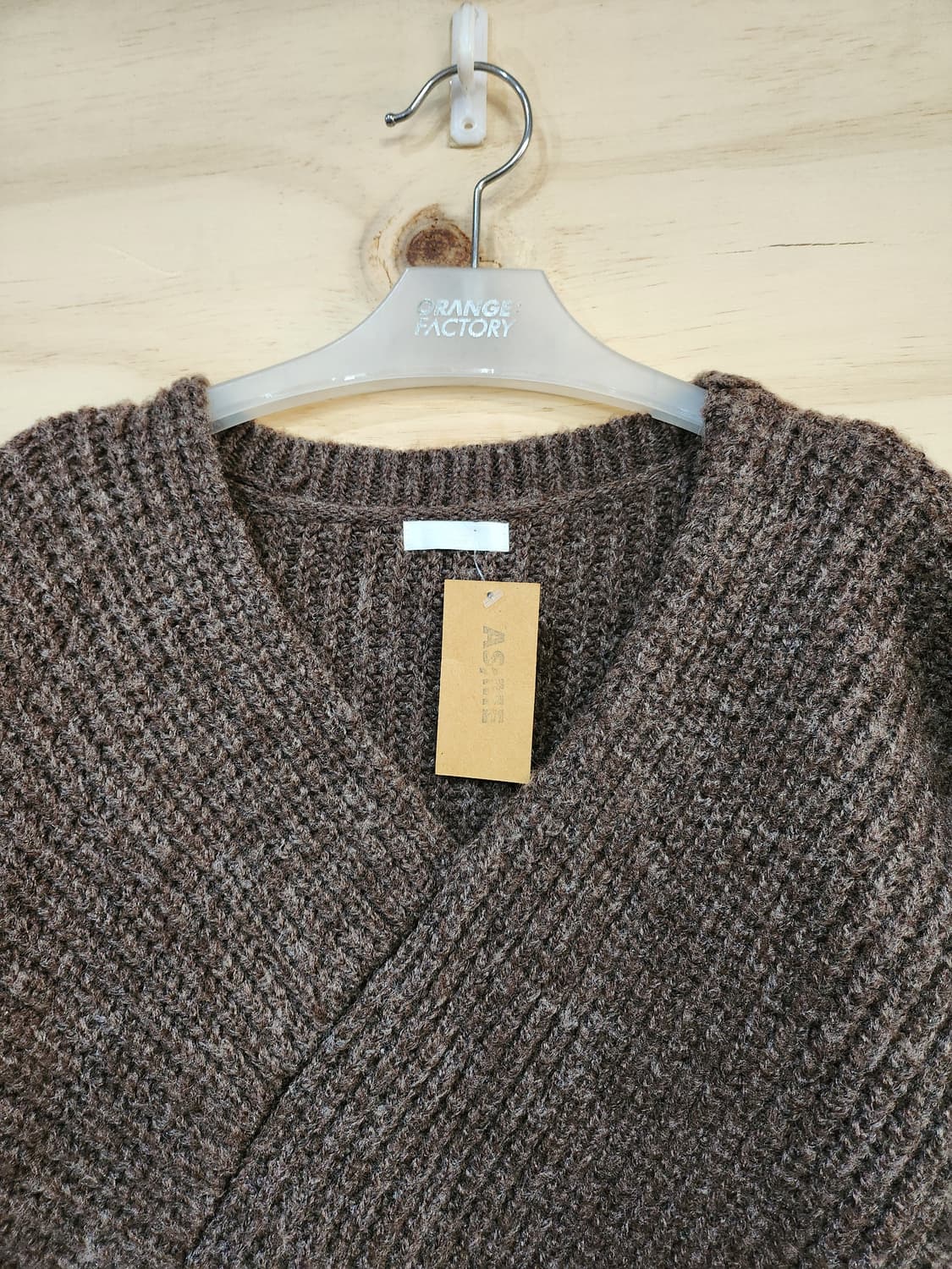 550) 여성 브이넥 니트 상품이미지5