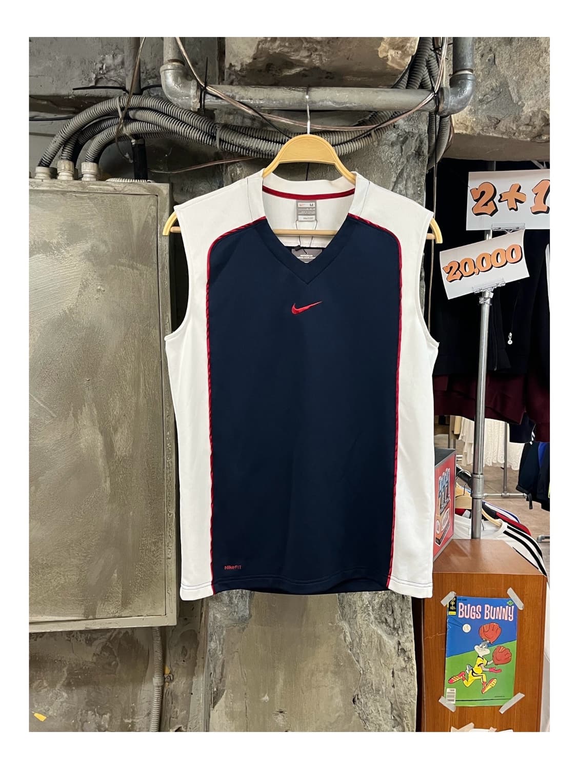 나이키 올드스쿨 스윙맨 슬리브리스 네이비 M #csz3738  상품이미지1