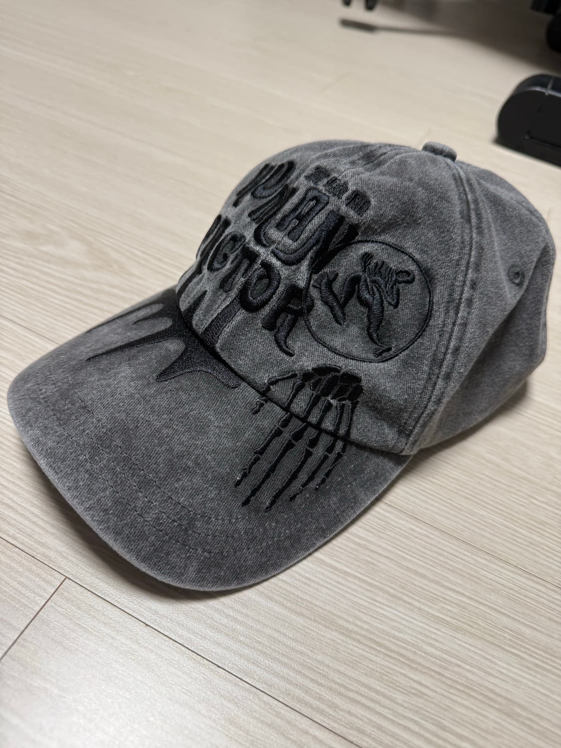 글랙 GC032 휴먼팩터 워싱 볼캡 (CHARCOAL GRAY) 상품이미지1