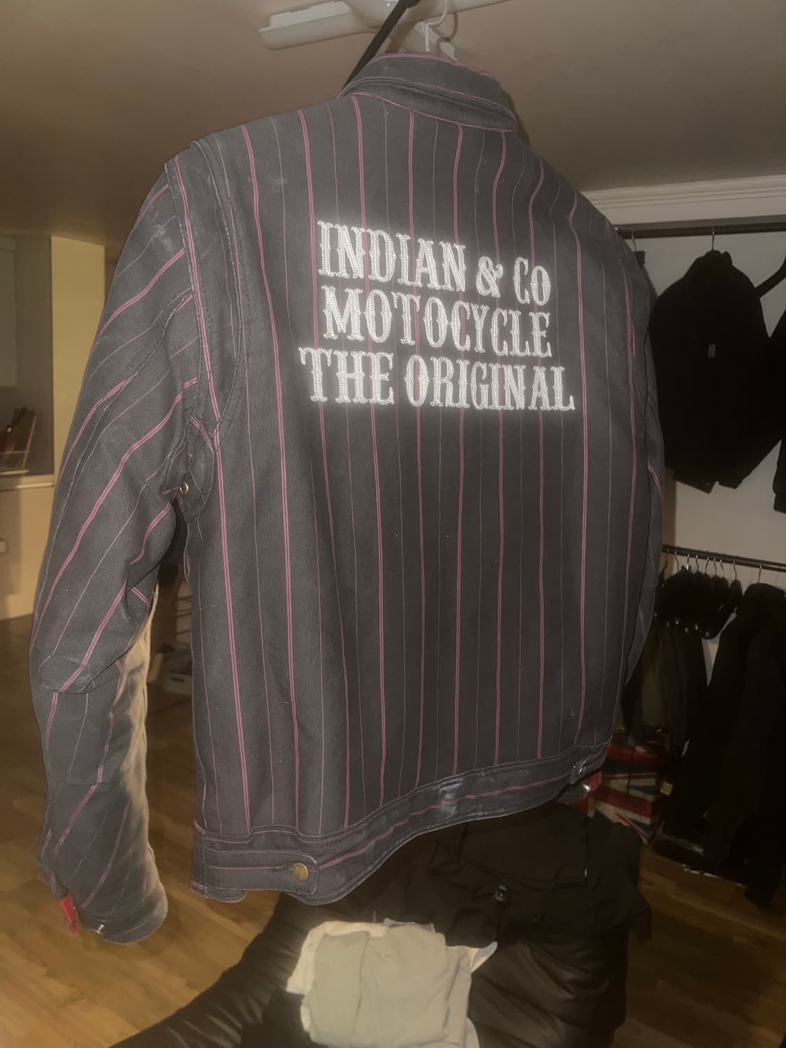 인디안 모터사이클 바이커 워크 자켓 (large) 상품이미지2