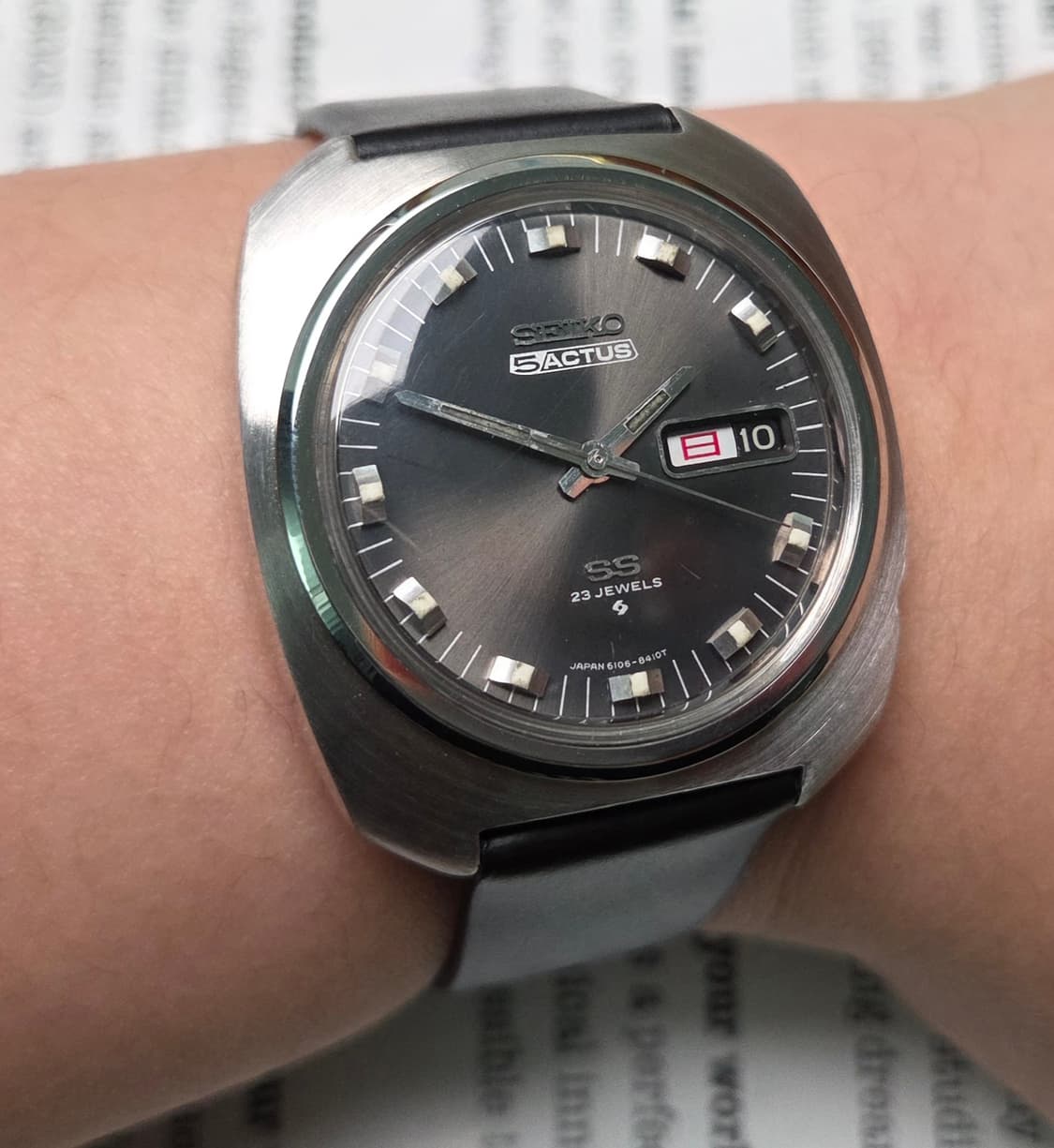 레어] 빈티지 세이코 SS 옥토점보 그레이 희귀모델 한자 데이데이트 
 상품이미지10