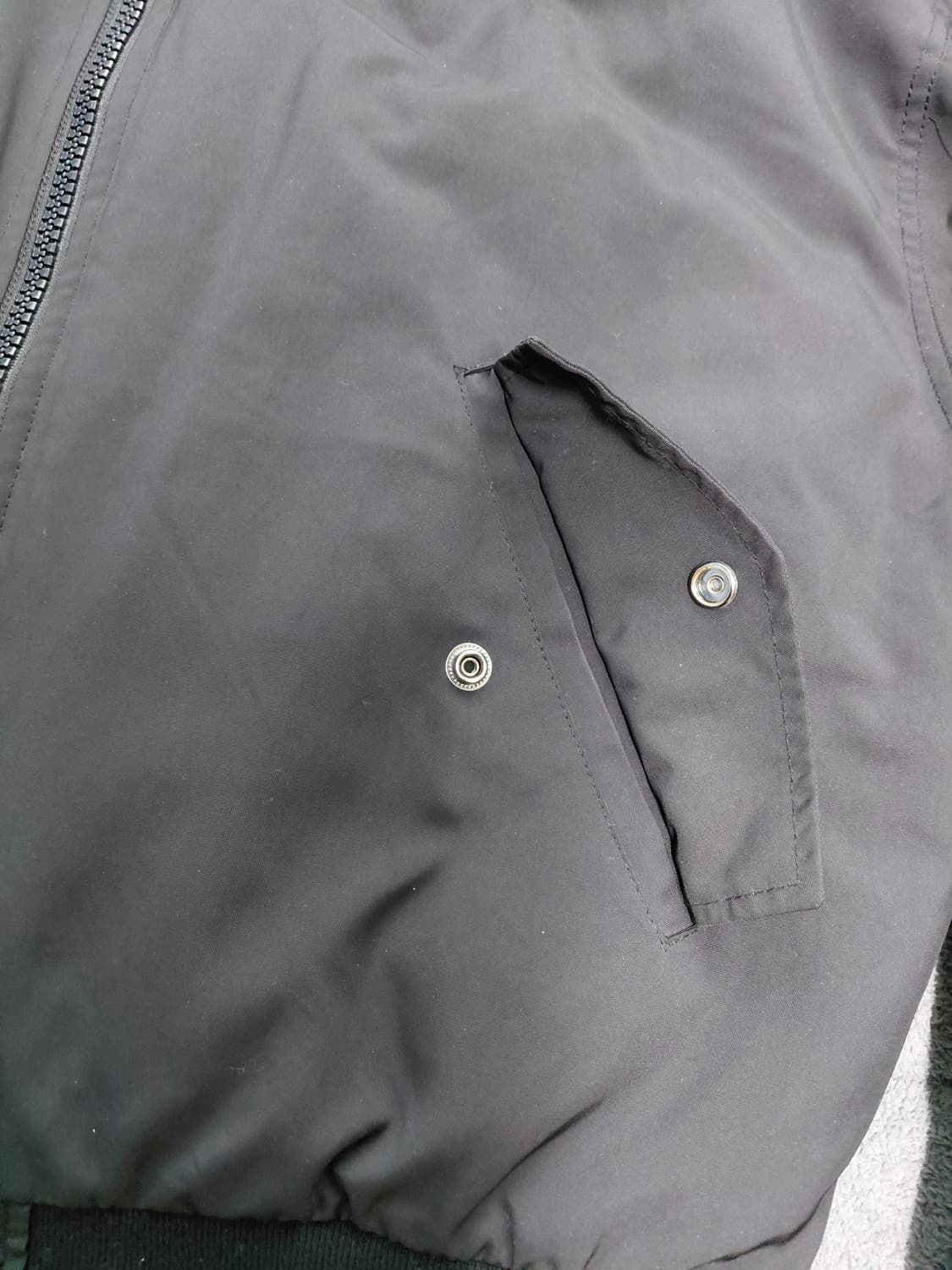 블랙 MA-1 항공 점퍼 M 상품이미지3