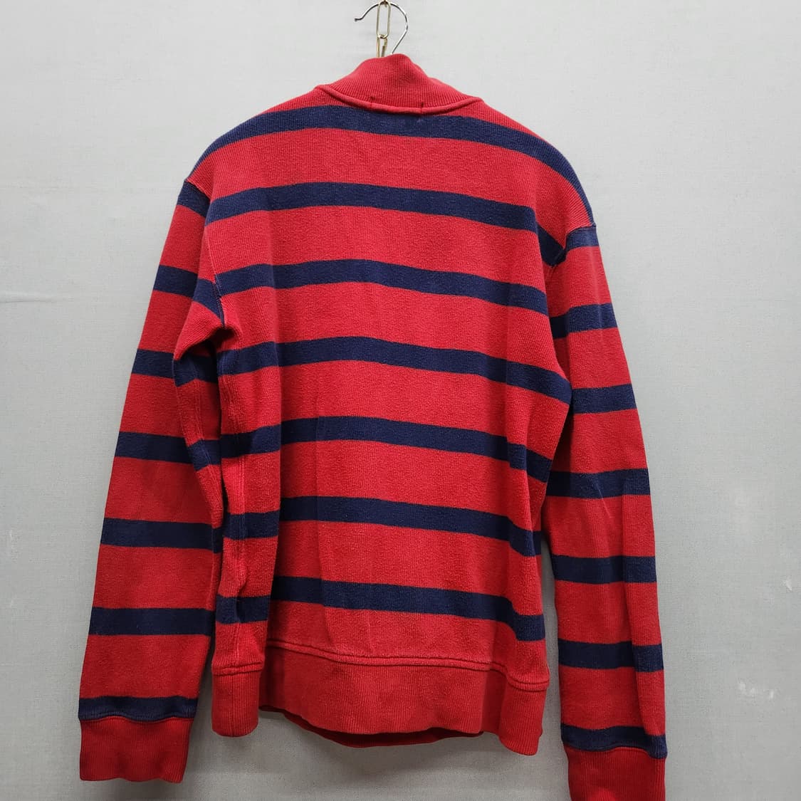 폴로랄프로렌 로고 스트라이프 코튼 반집업 니트 S 상품이미지4