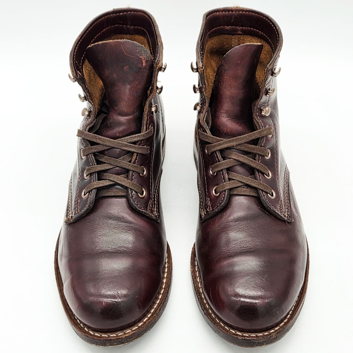 울버린 1000마일 플레인토 워크부츠 버건디 (7 1/2 D) 상품이미지6