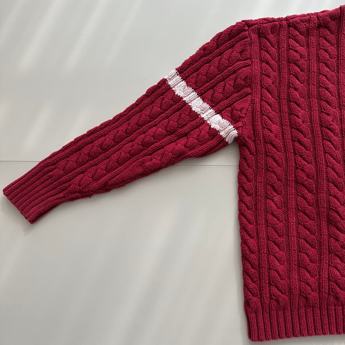 90s 폴로 진스 케이블 피셔맨 코튼 니트 XXL 상품이미지8