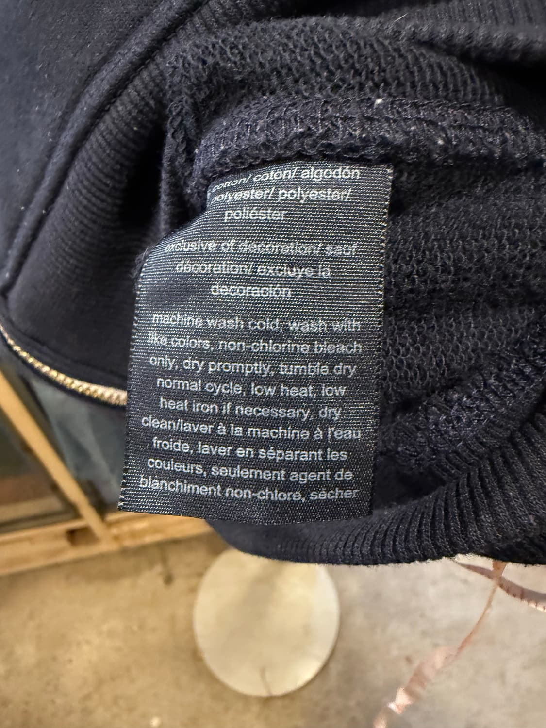 타미힐피거 블랙 후드집업 상품이미지3