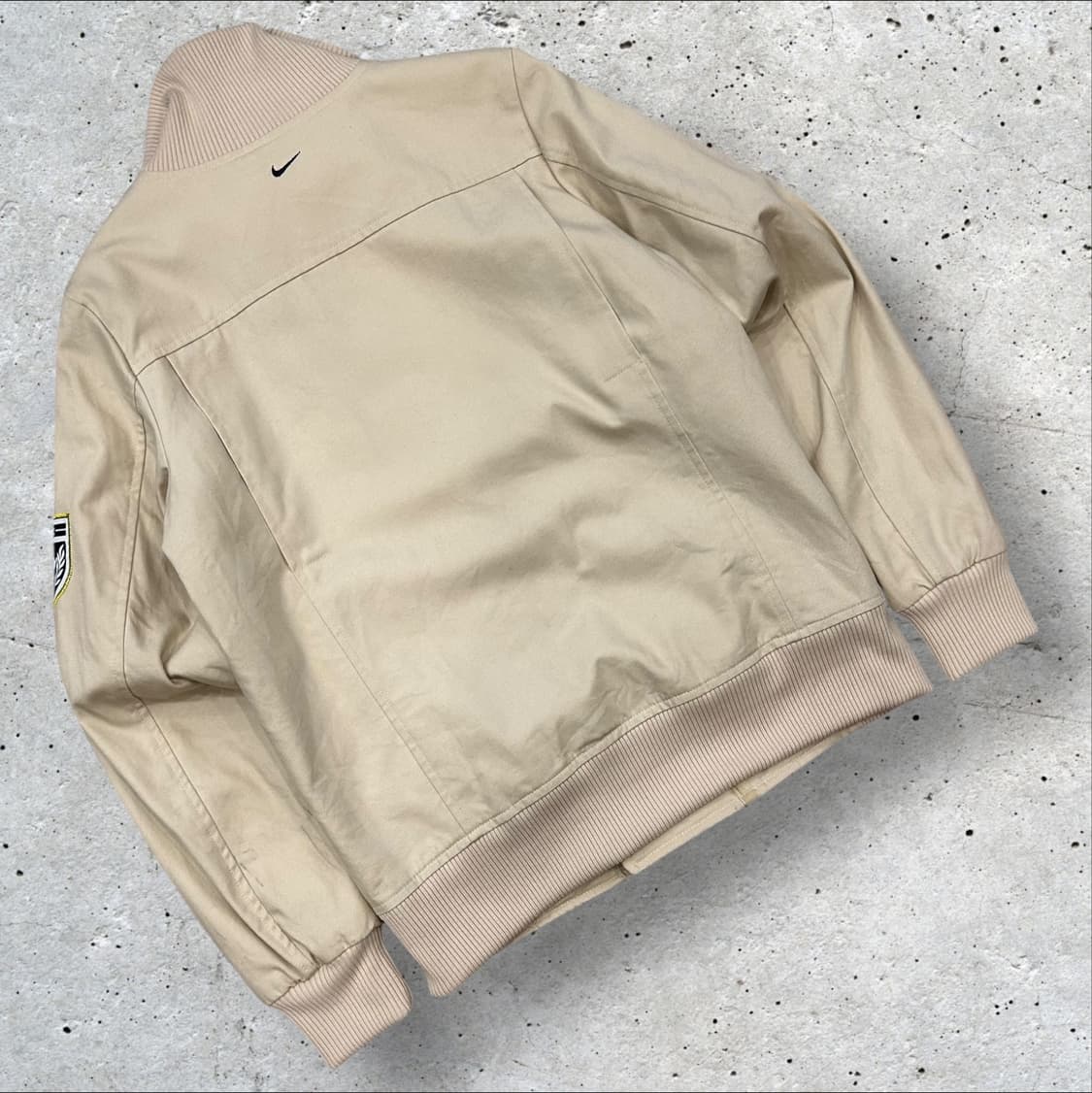 [S] 05s 나이키 빈티지 유니콘 패치 집업 자켓 베이지 A399 상품이미지2
