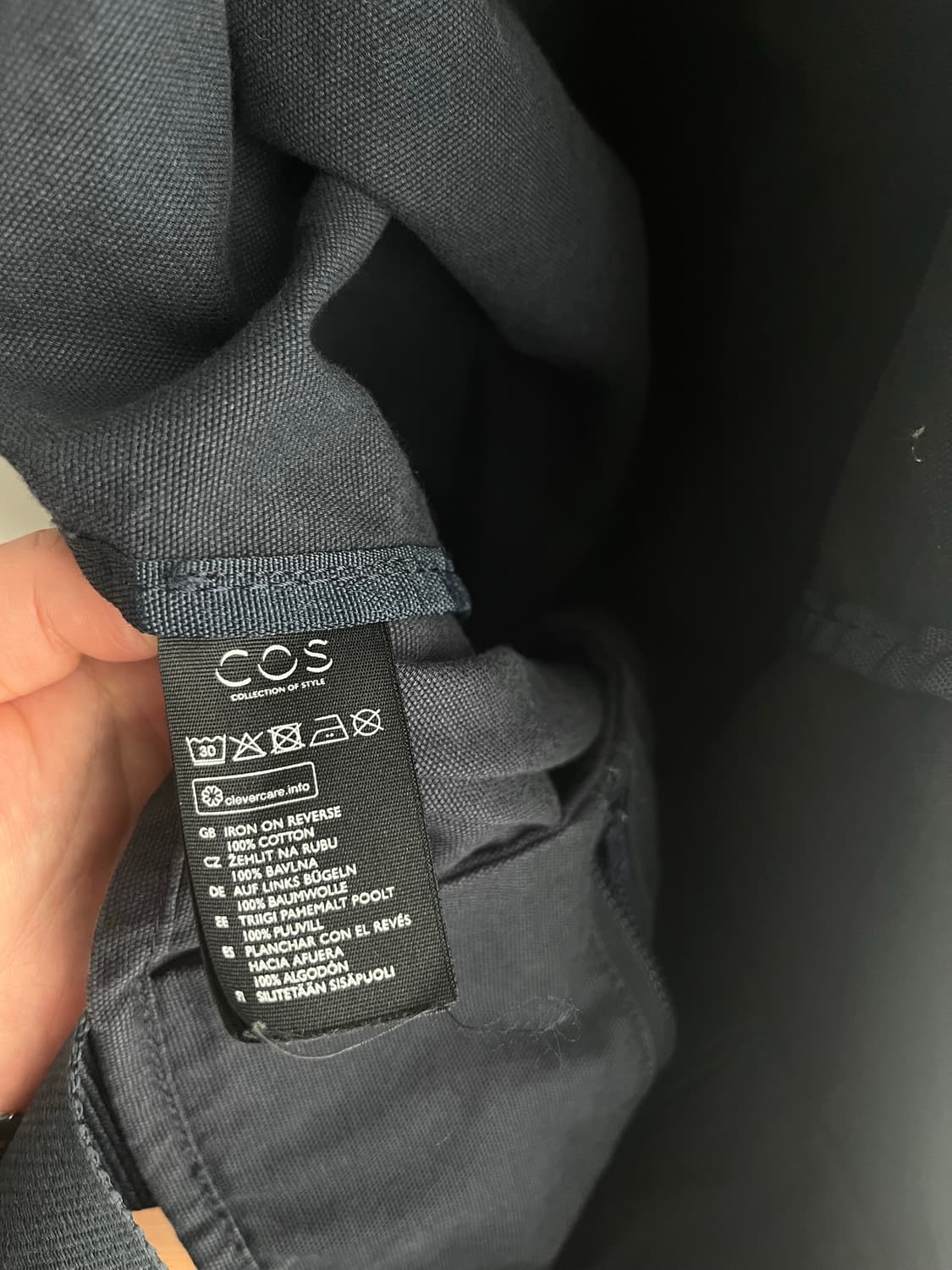 COS 코튼 숄더백 상품이미지5